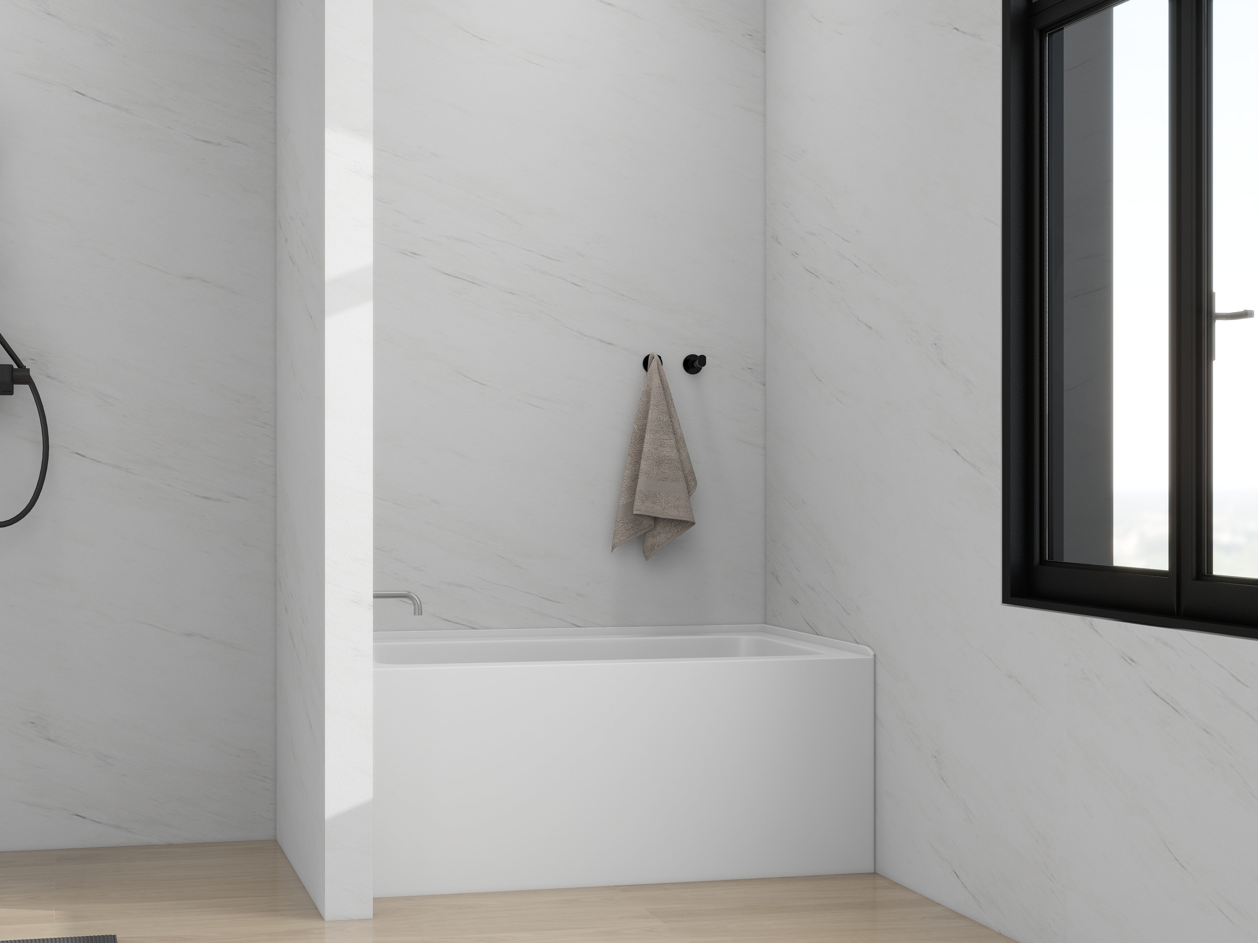Pure White / Left Drain