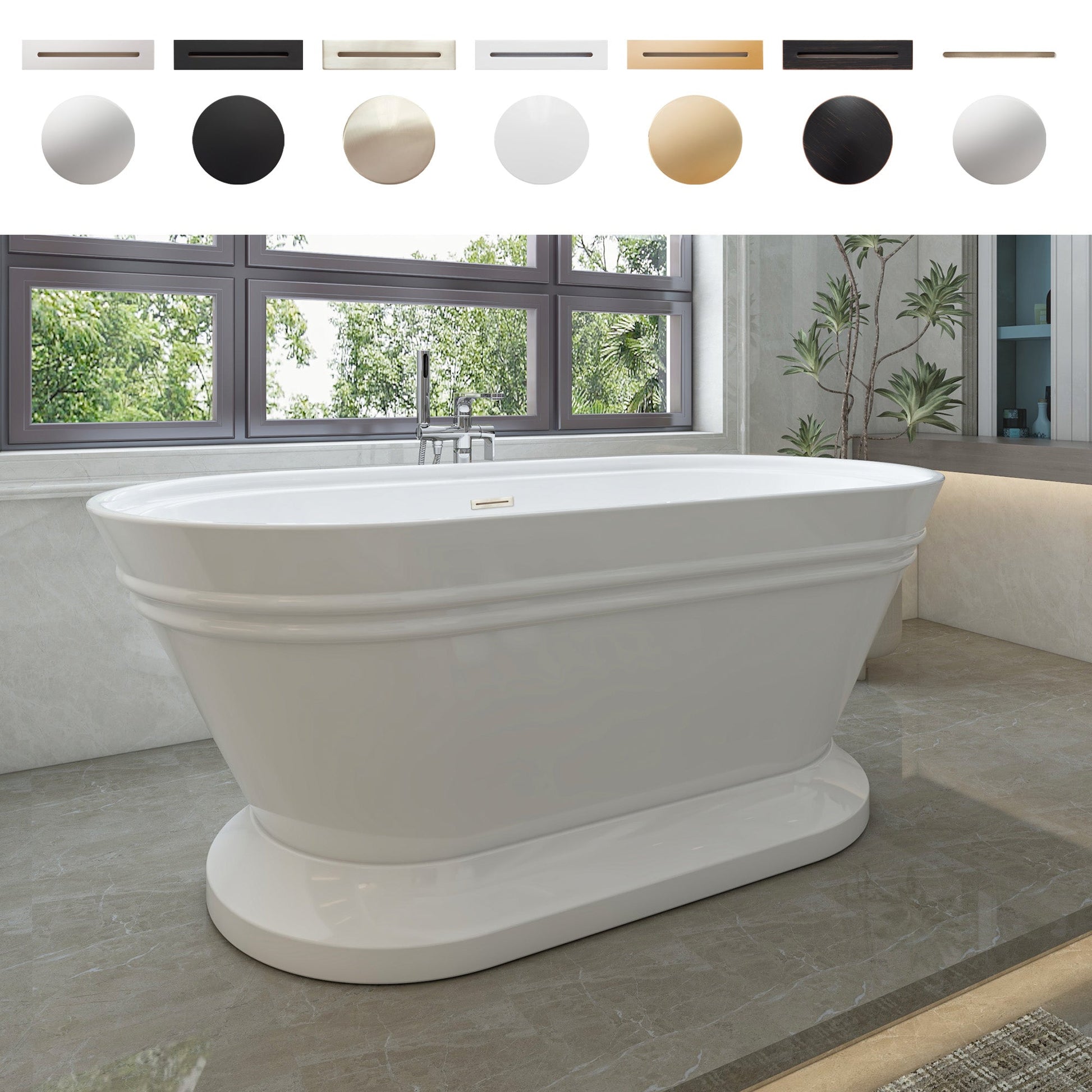 White / Brushed Nickel