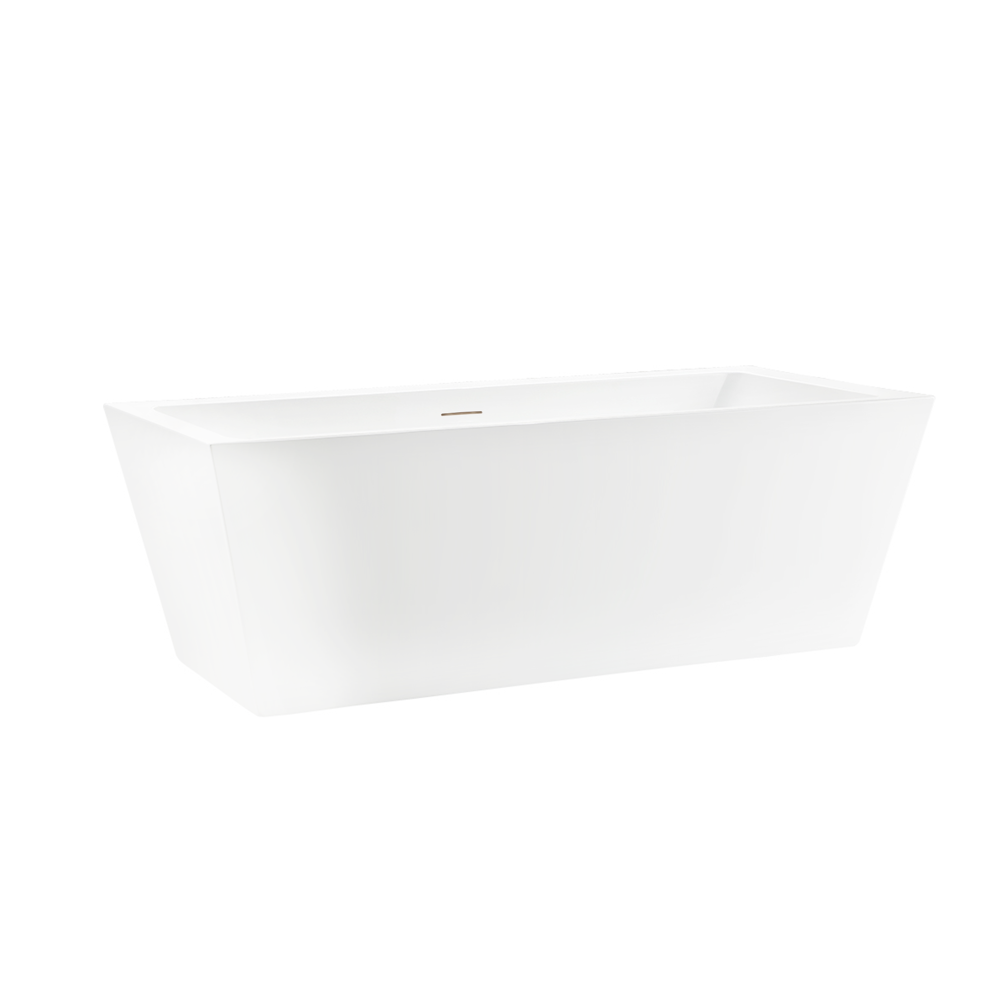 White / Integrated Overflow