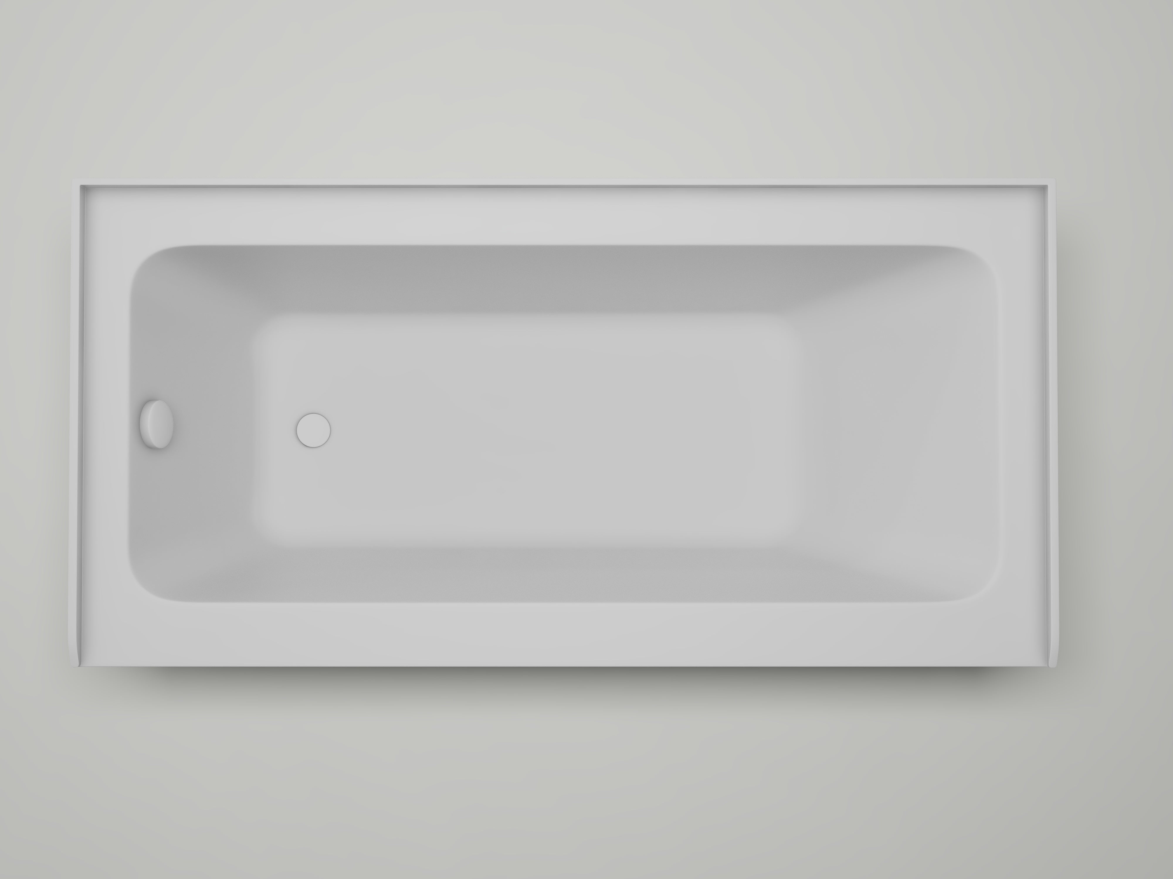 Pure White / Right Drain