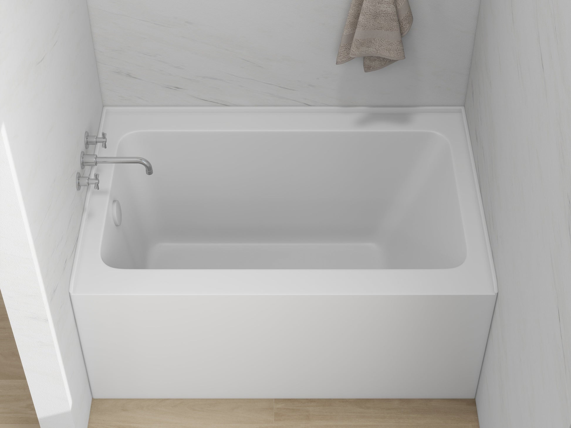 Pure White / Left Drain