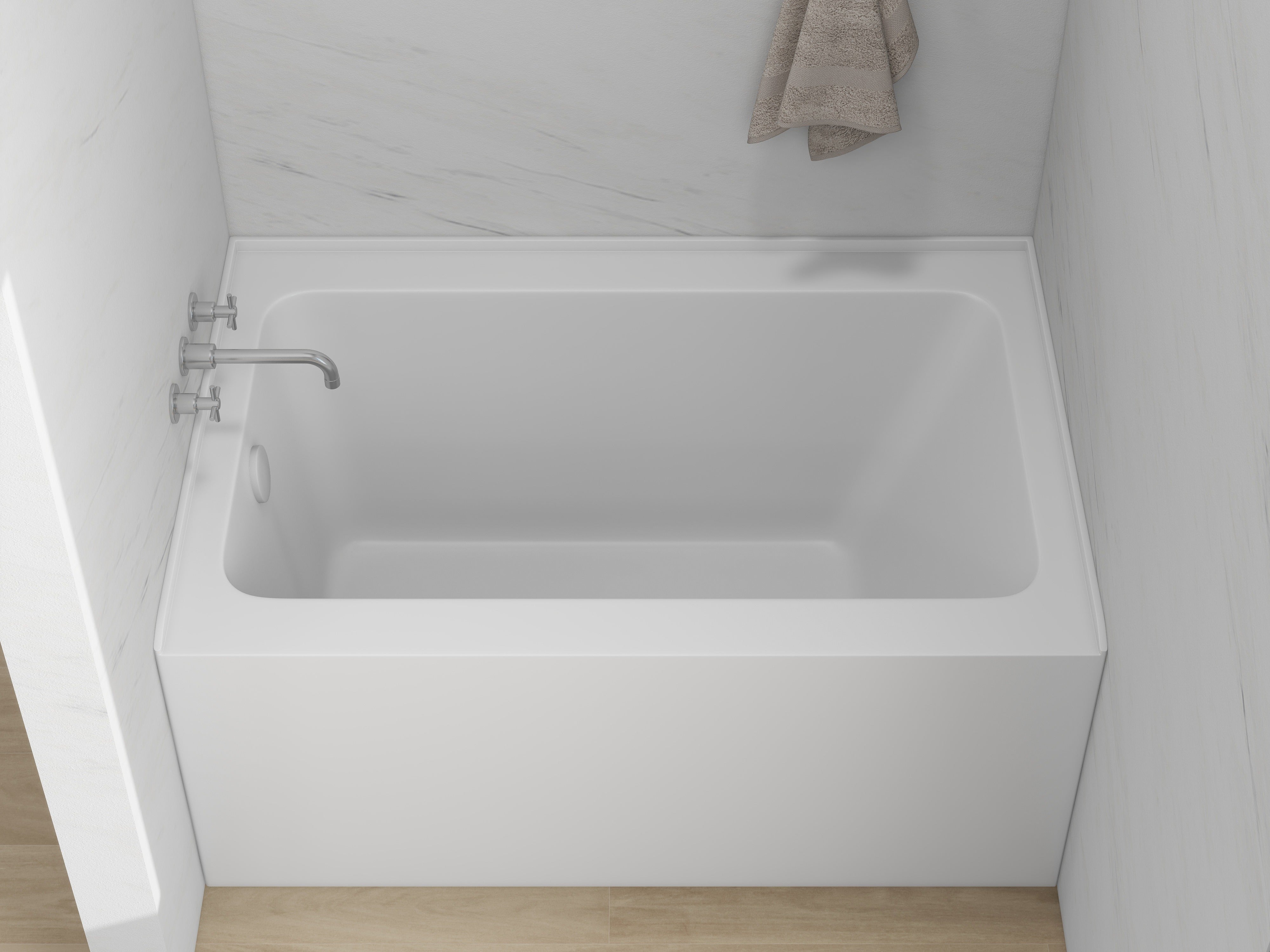 Pure White / Left Drain
