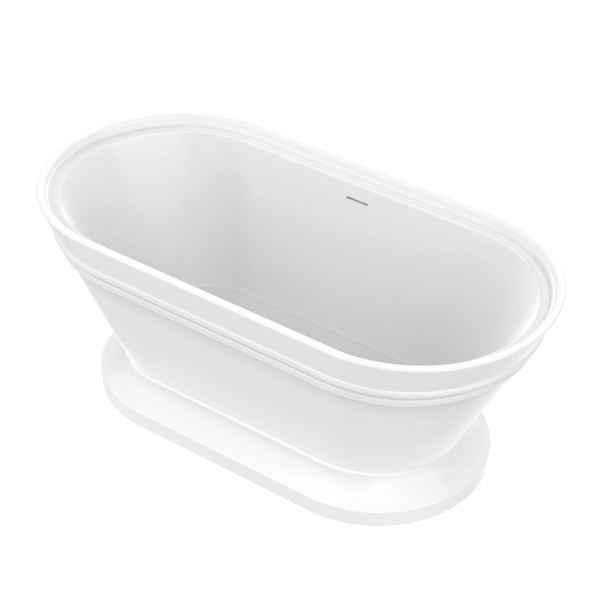 White / Integrated Overflow