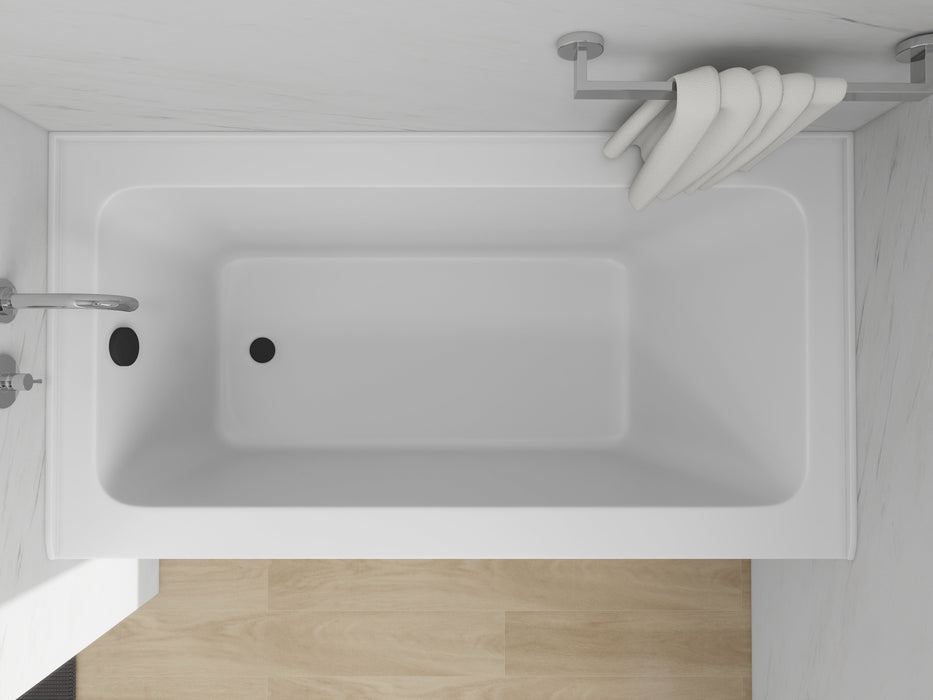 White / Matte Black / Left Drain