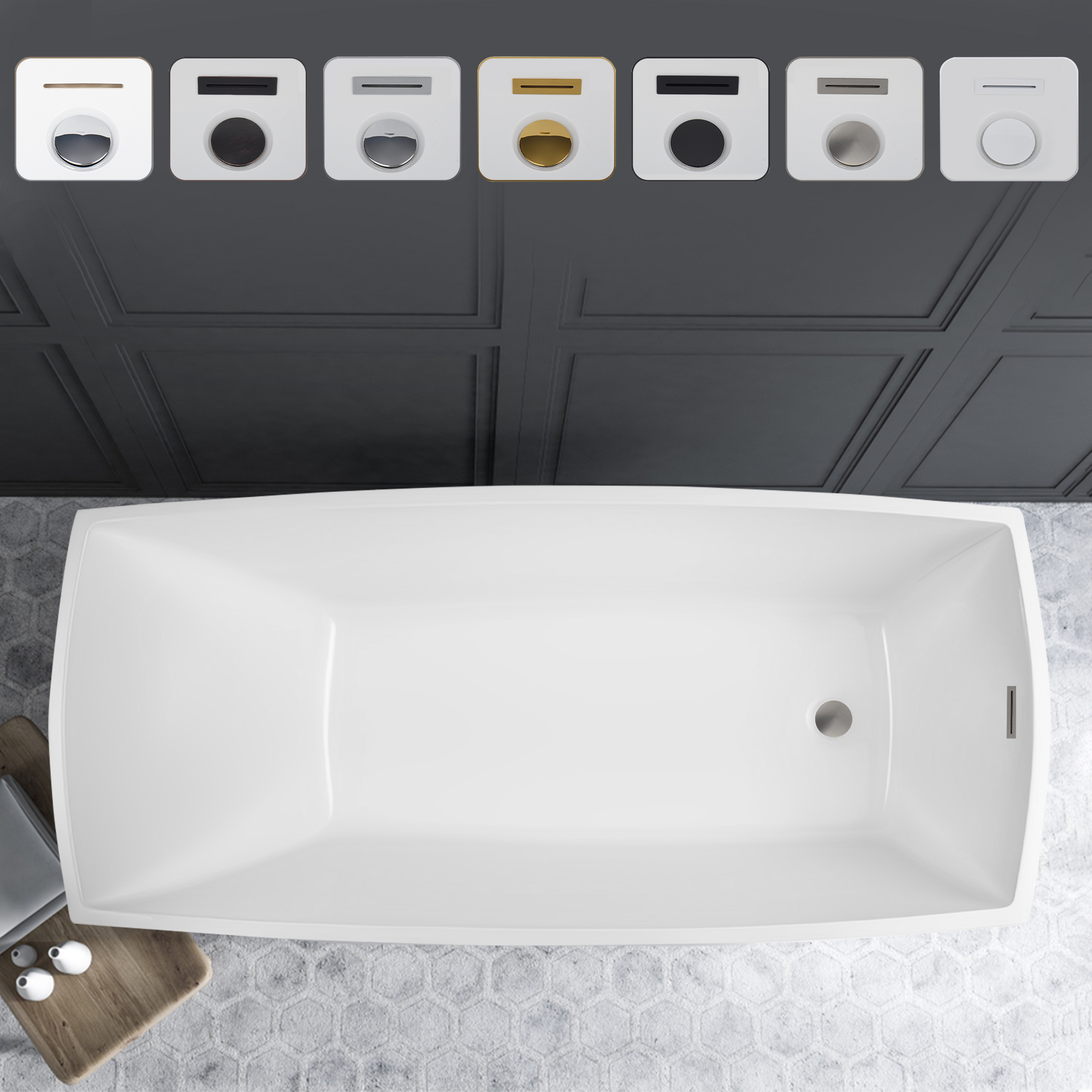 White / Brushed Nickel