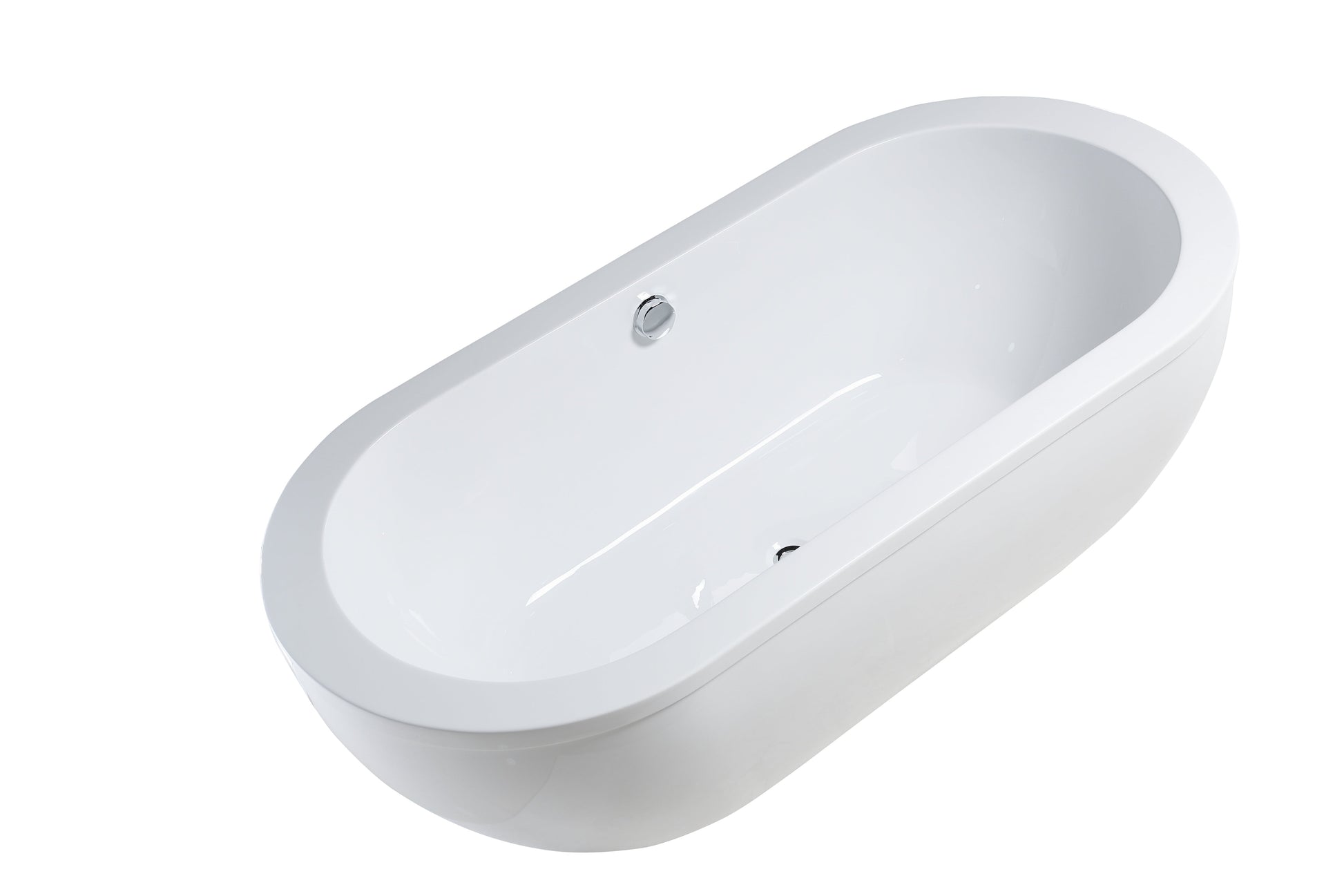 White / Polished Chrome