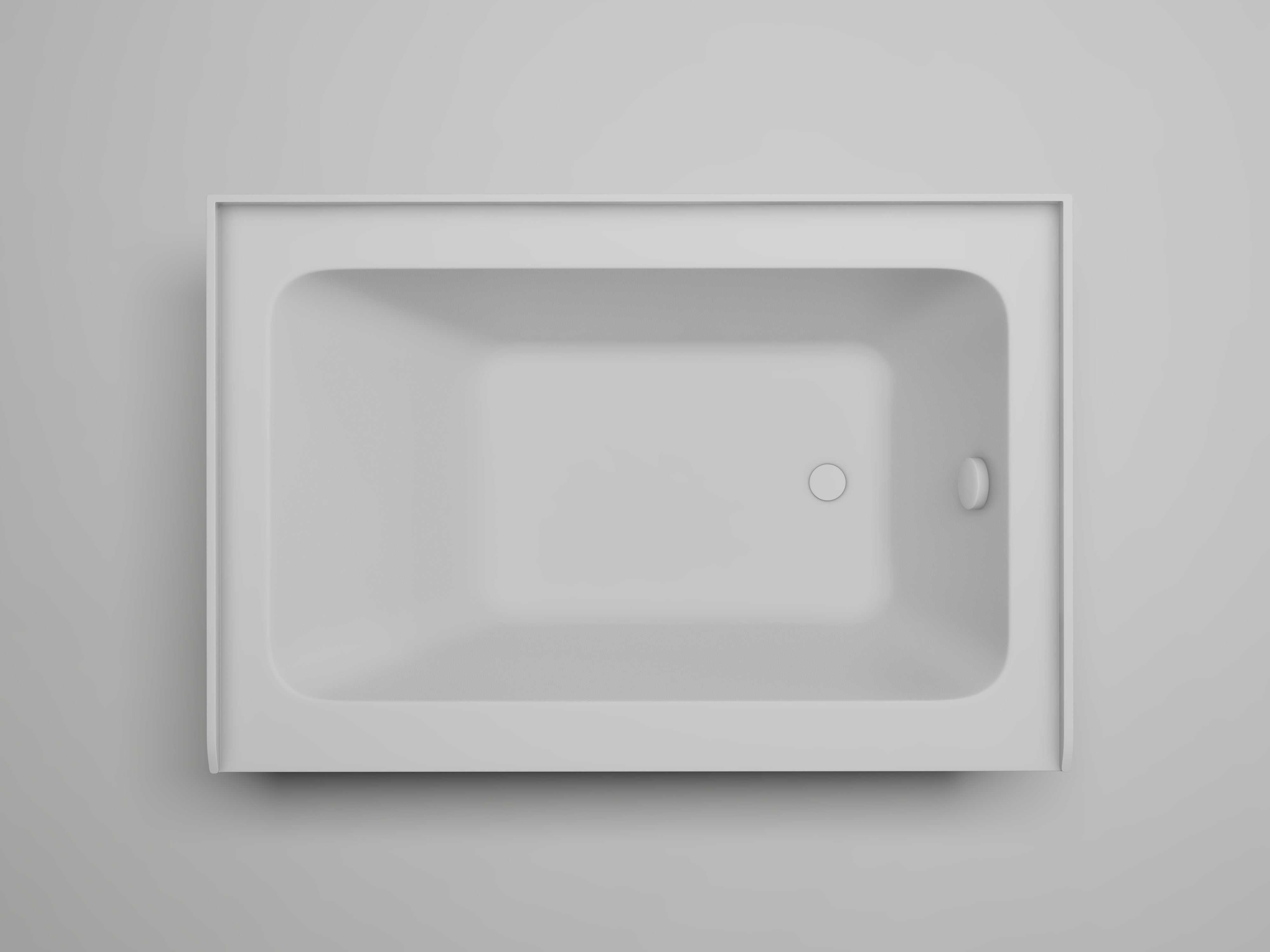 Pure White / Right Drain