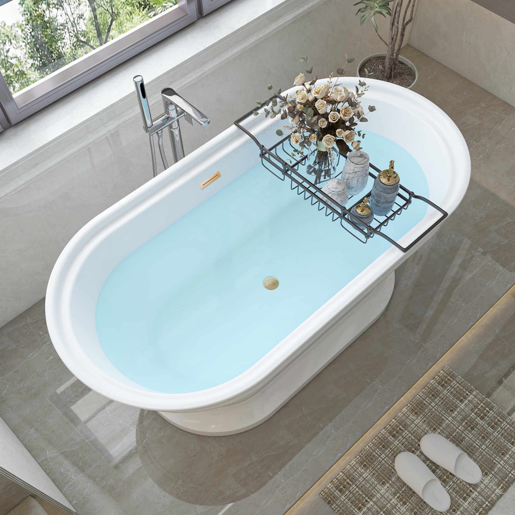 White / Titanium Gold