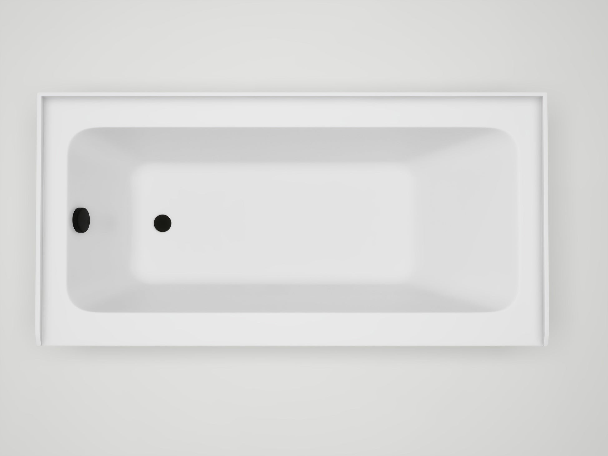 White / Matte Black / Right Drain