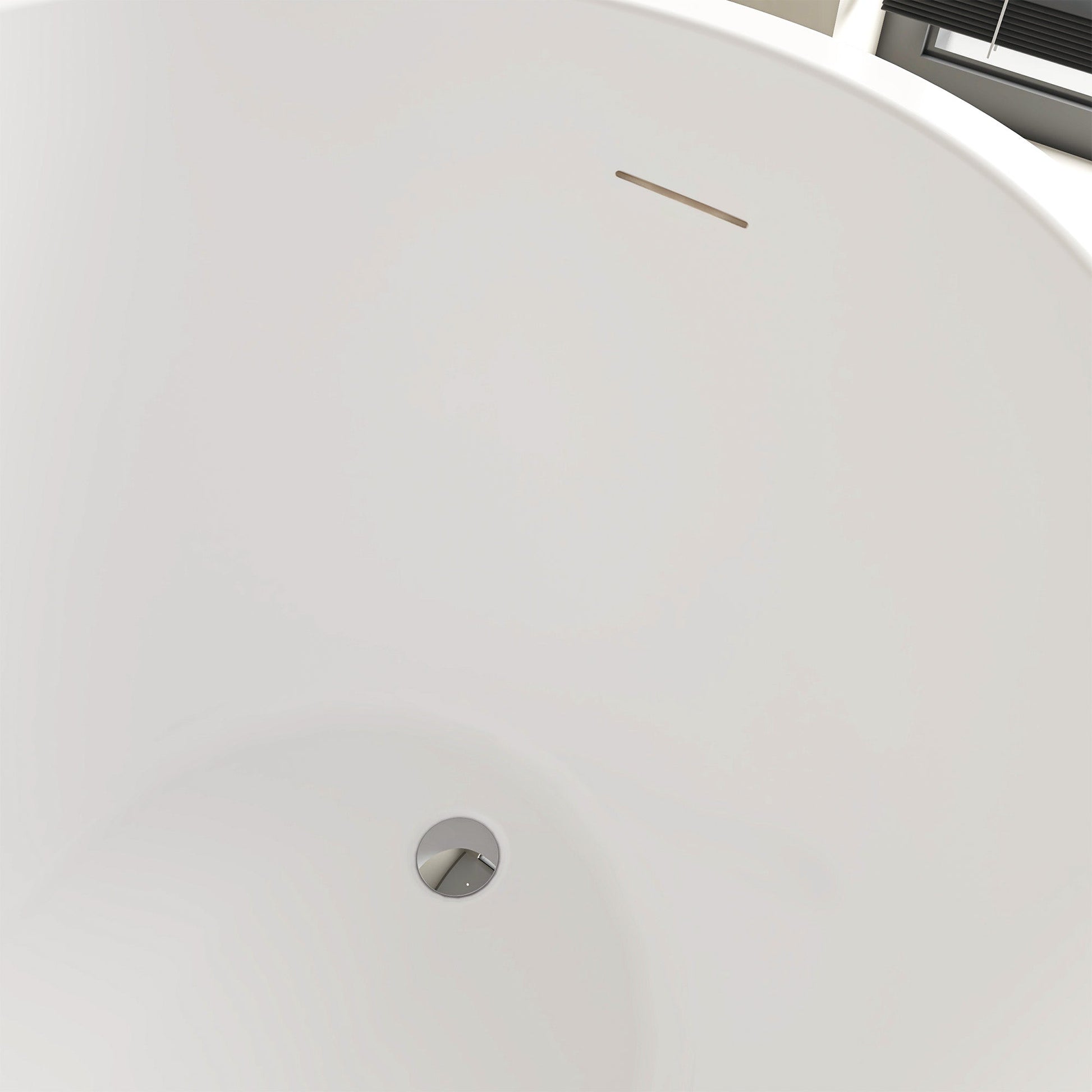 White / Integrated Overflow