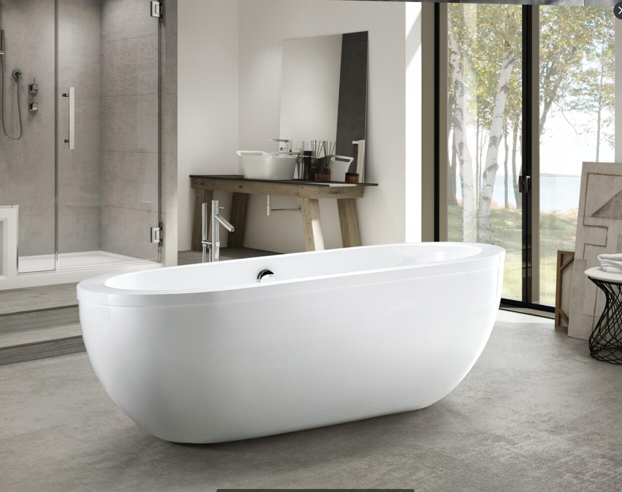 White / Polished Chrome