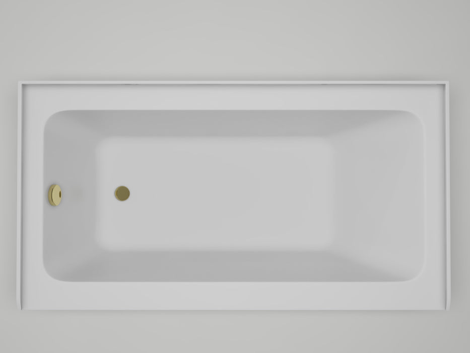 White / Titanium Gold / Left Drain