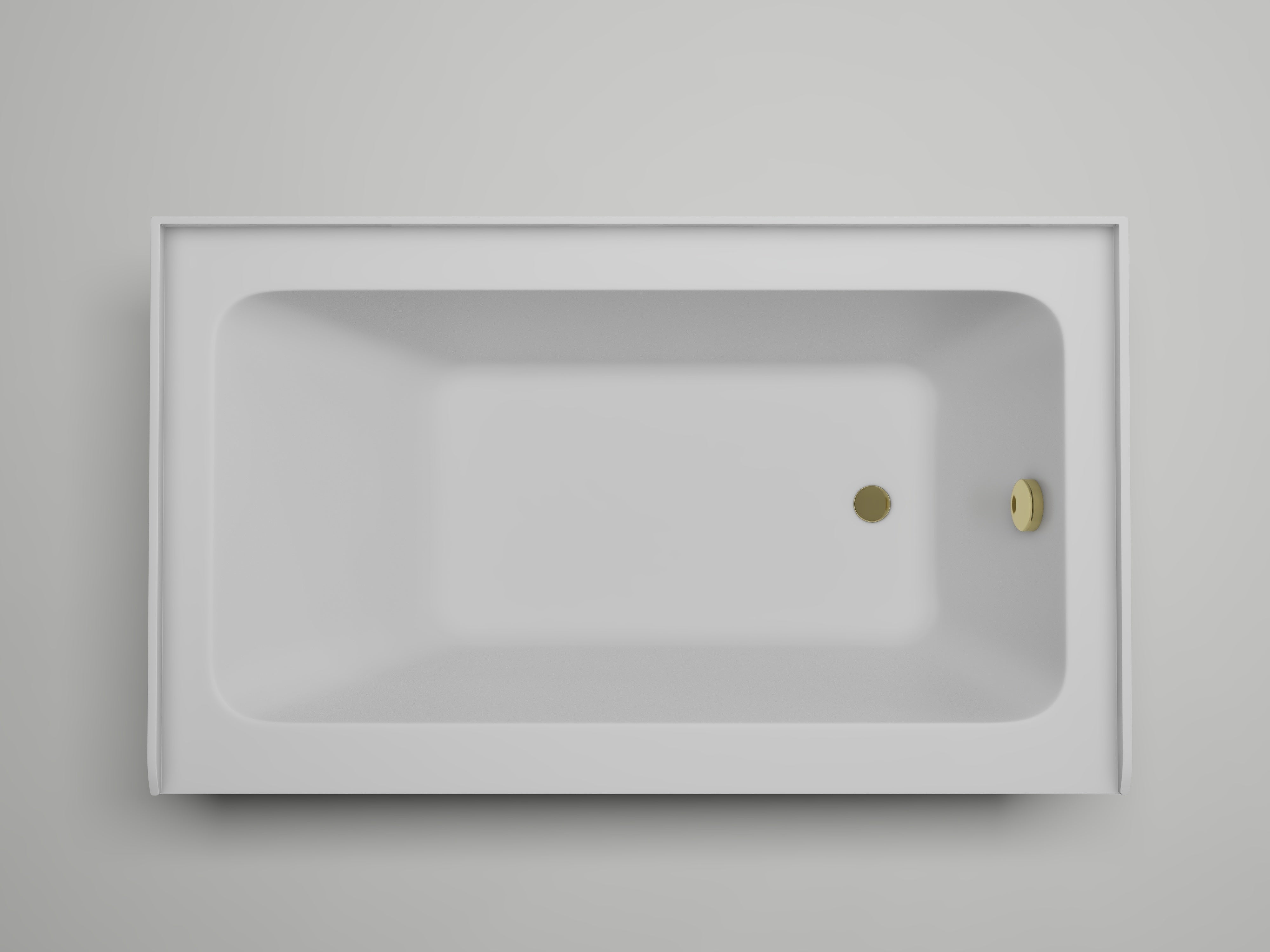 White / Titanium Gold / Right Drain