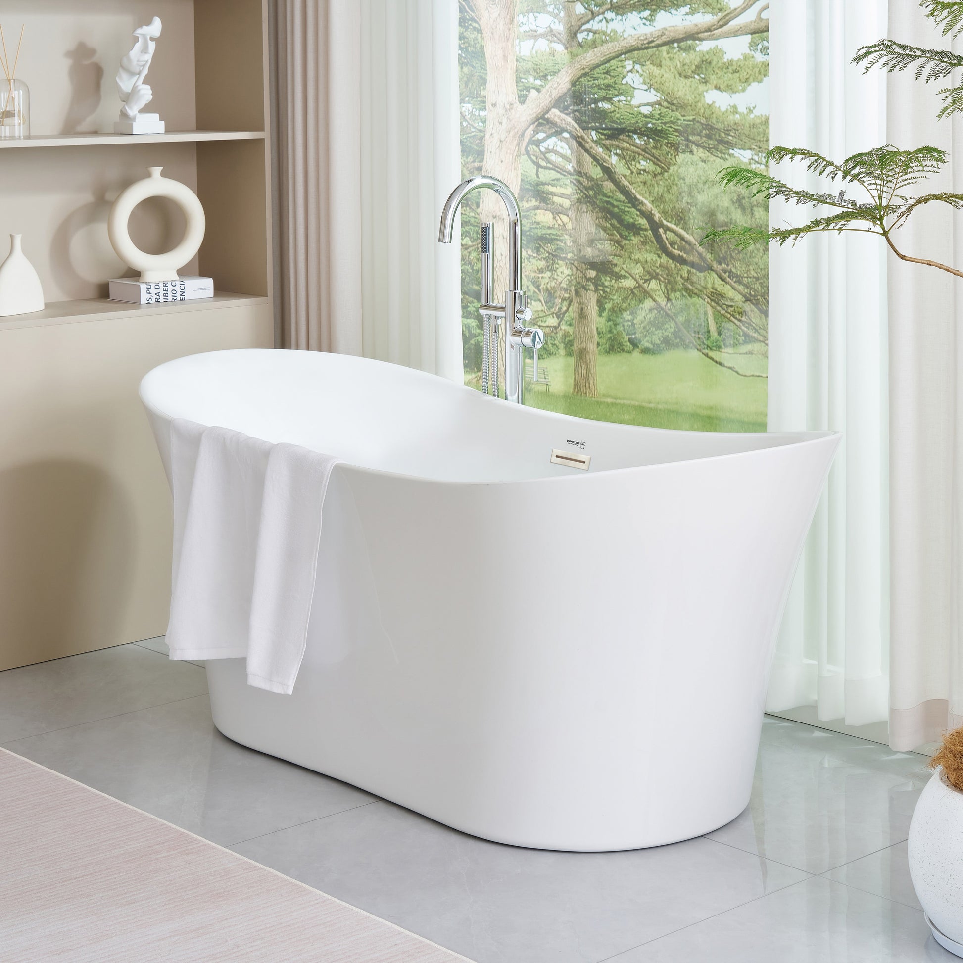 White / Brushed Nickel