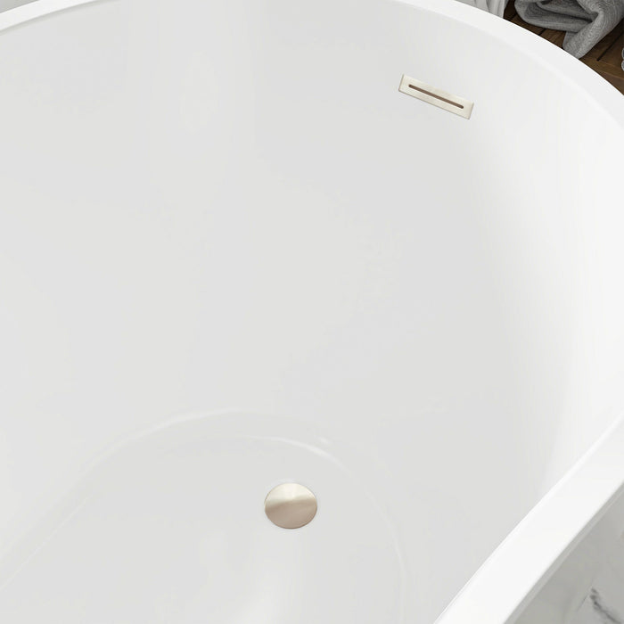 White / Brushed Nickel