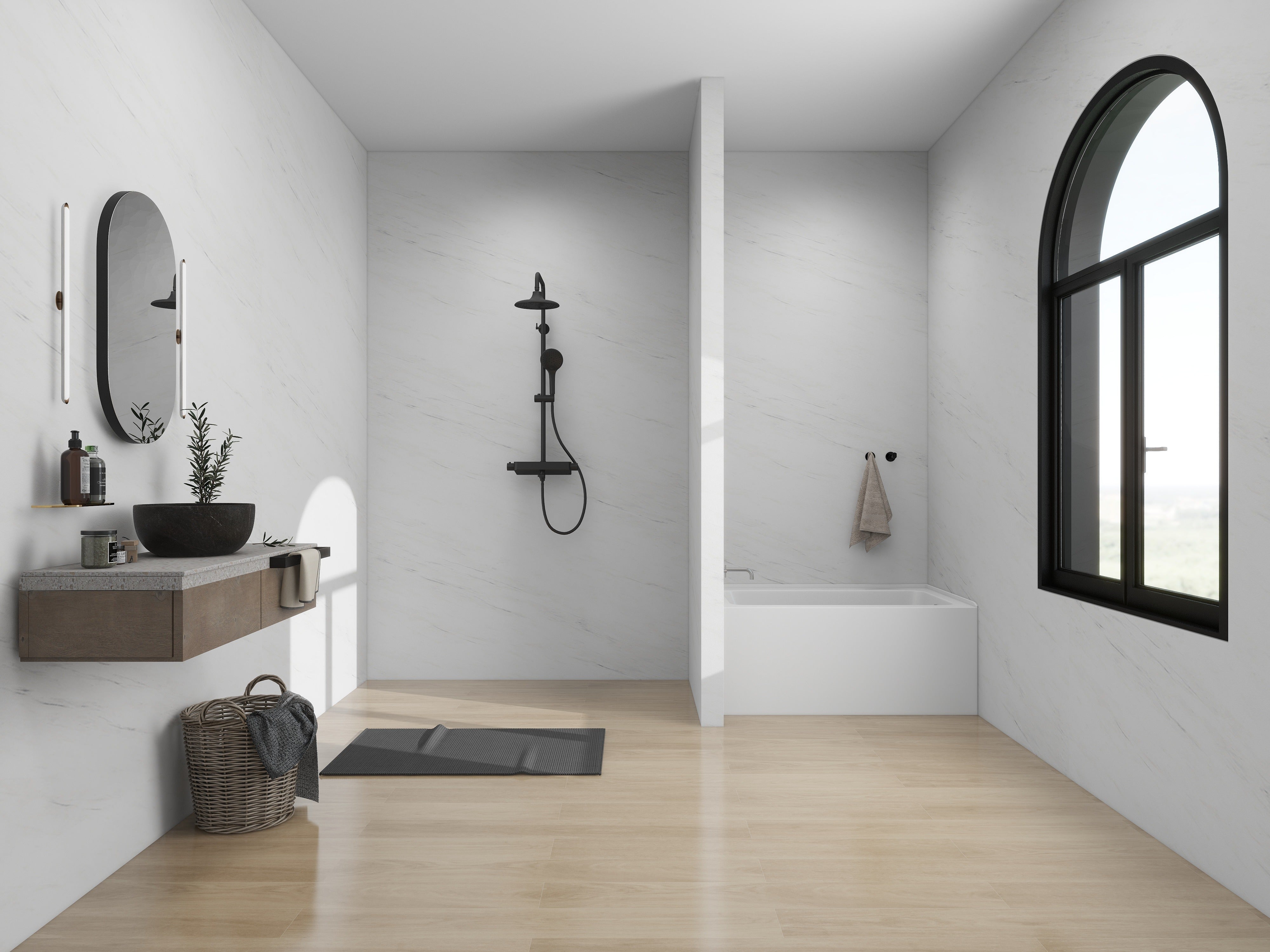 Pure White / Left Drain