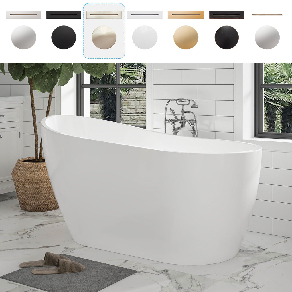 White / Brushed Nickel