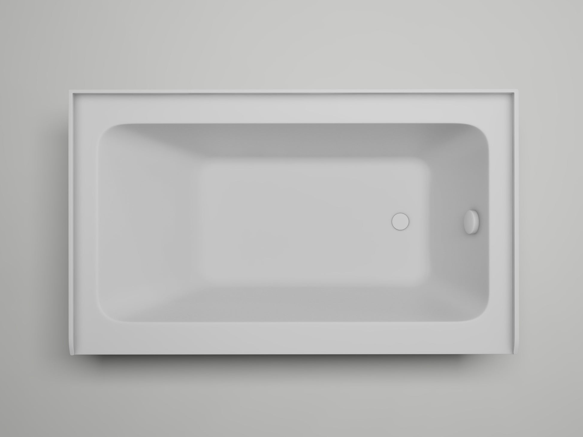 Pure White / Right Drain