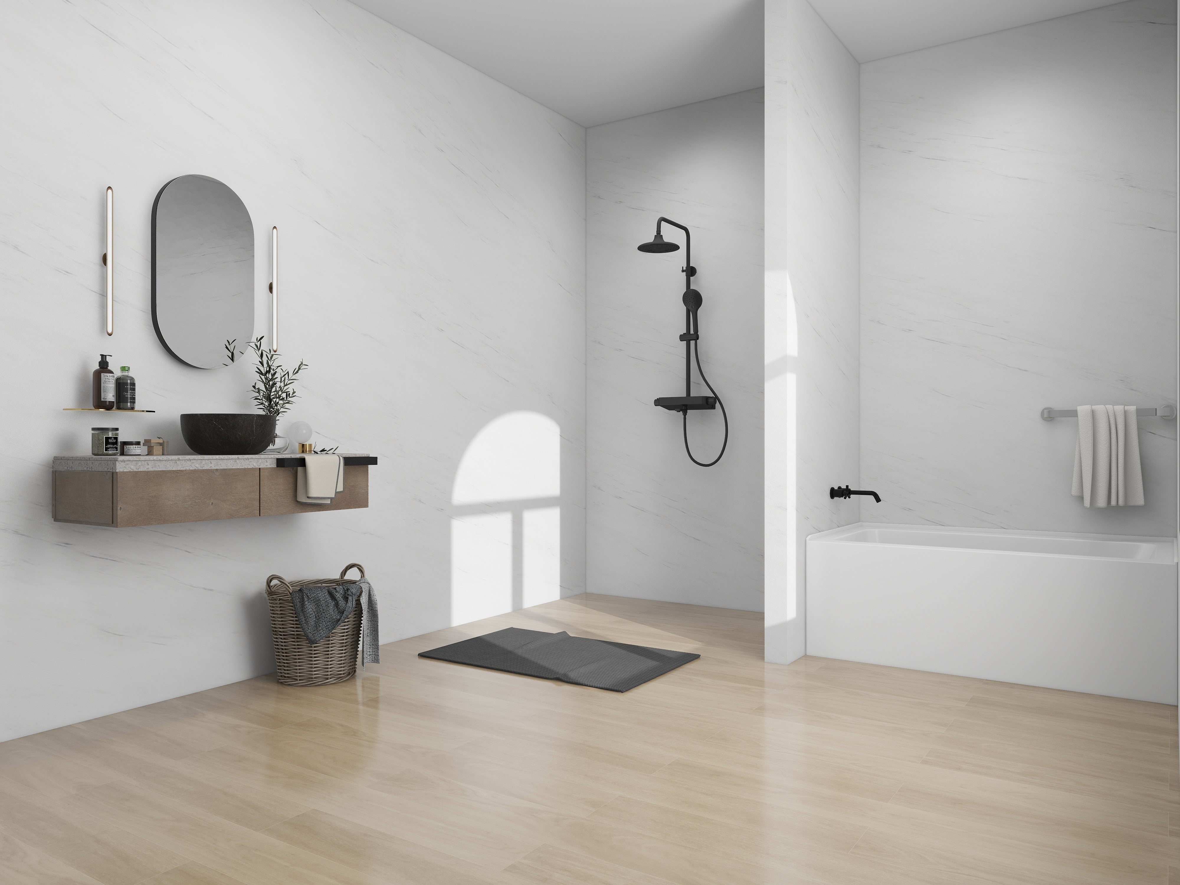 Pure White / Left Drain