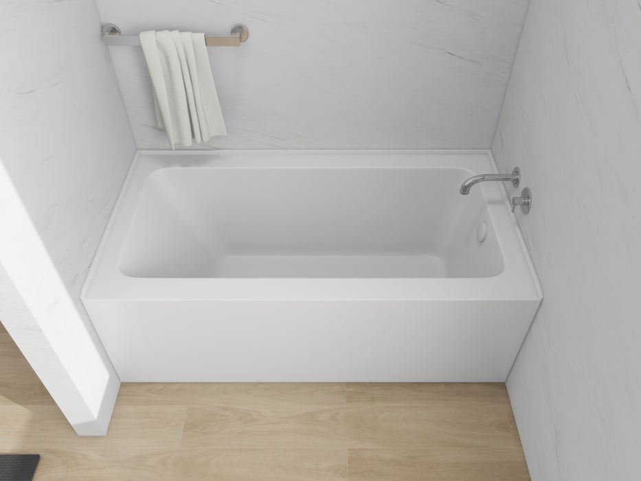 Pure White / Right Drain