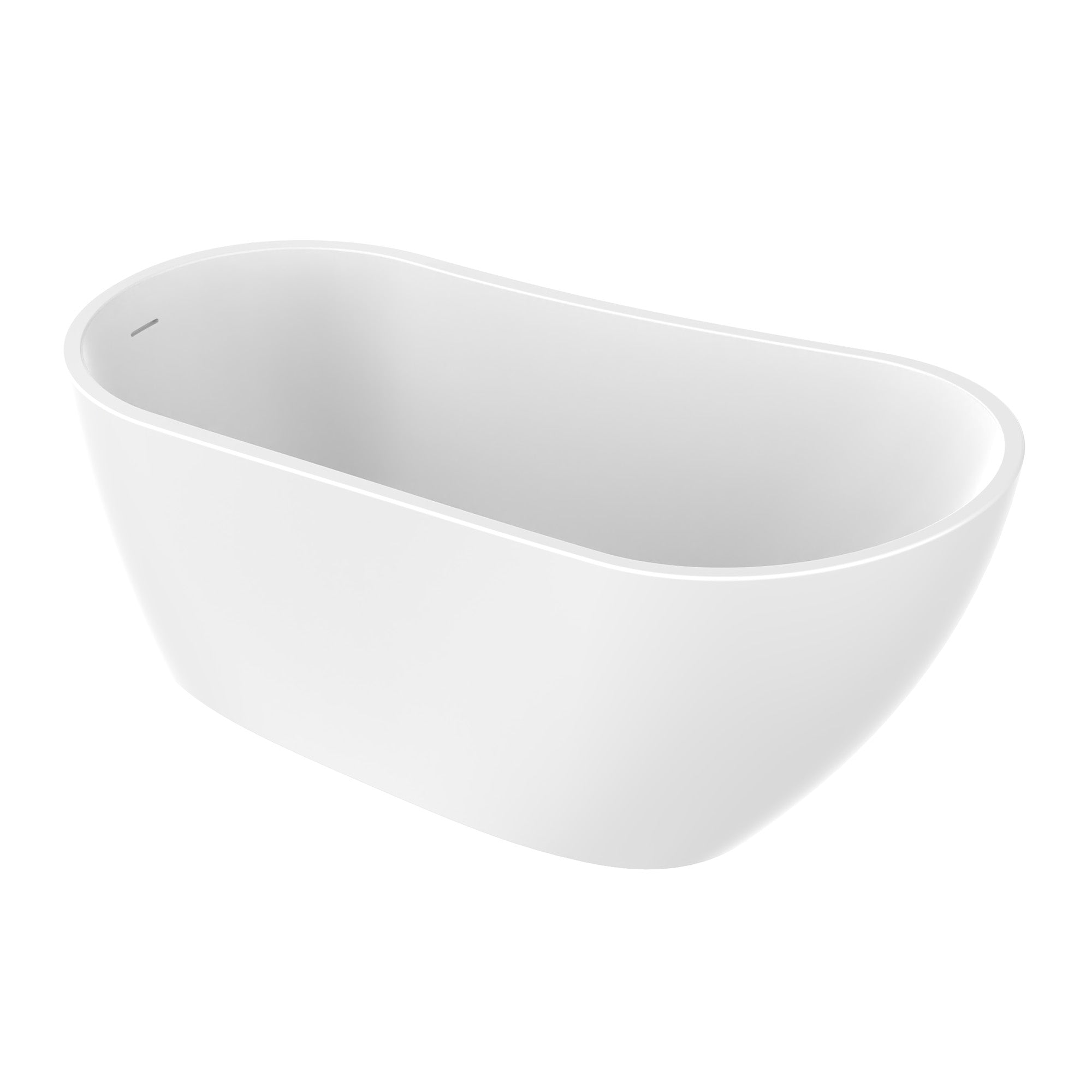 White / Integrated Overflow