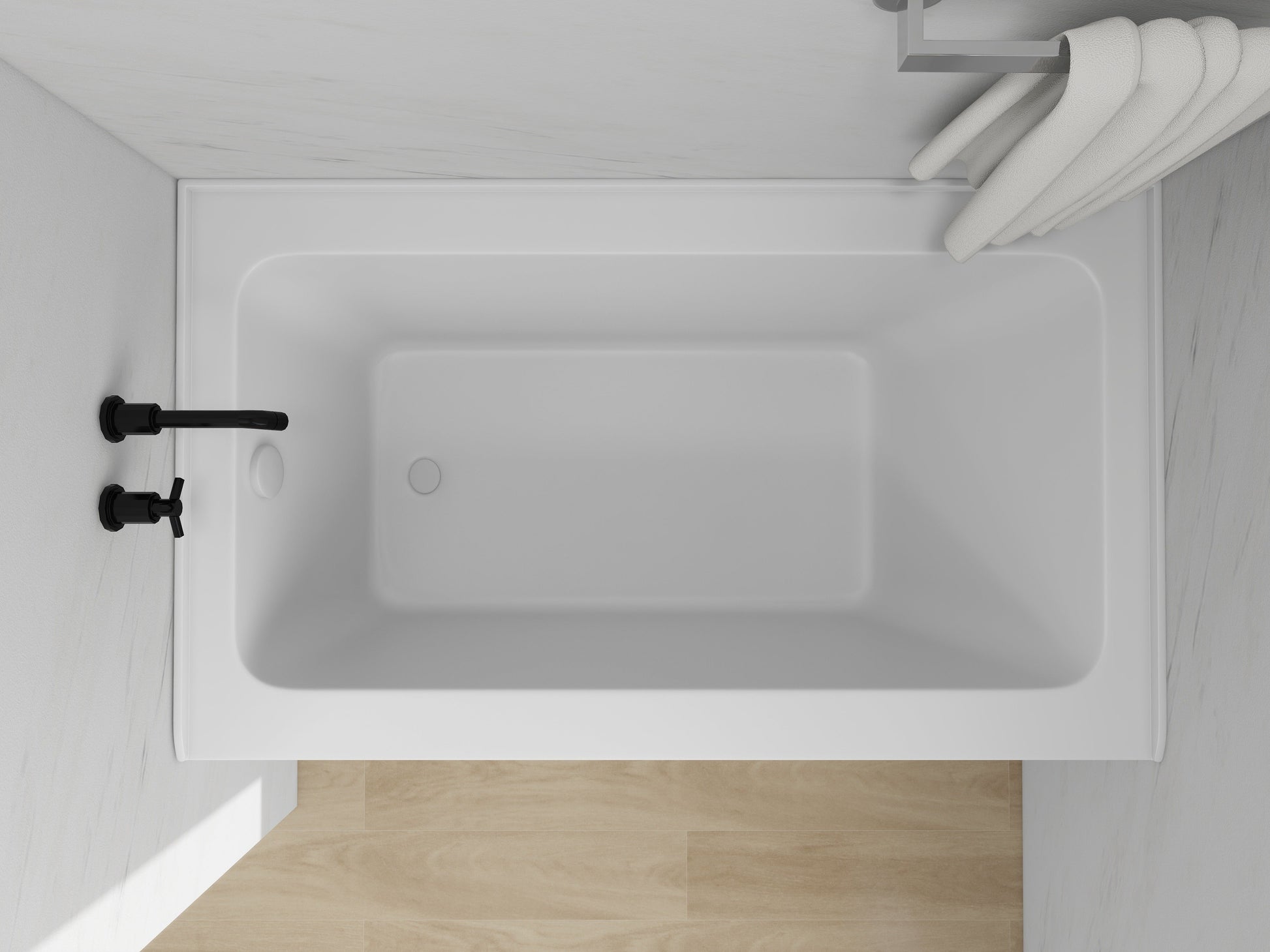 Pure White / Left Drain