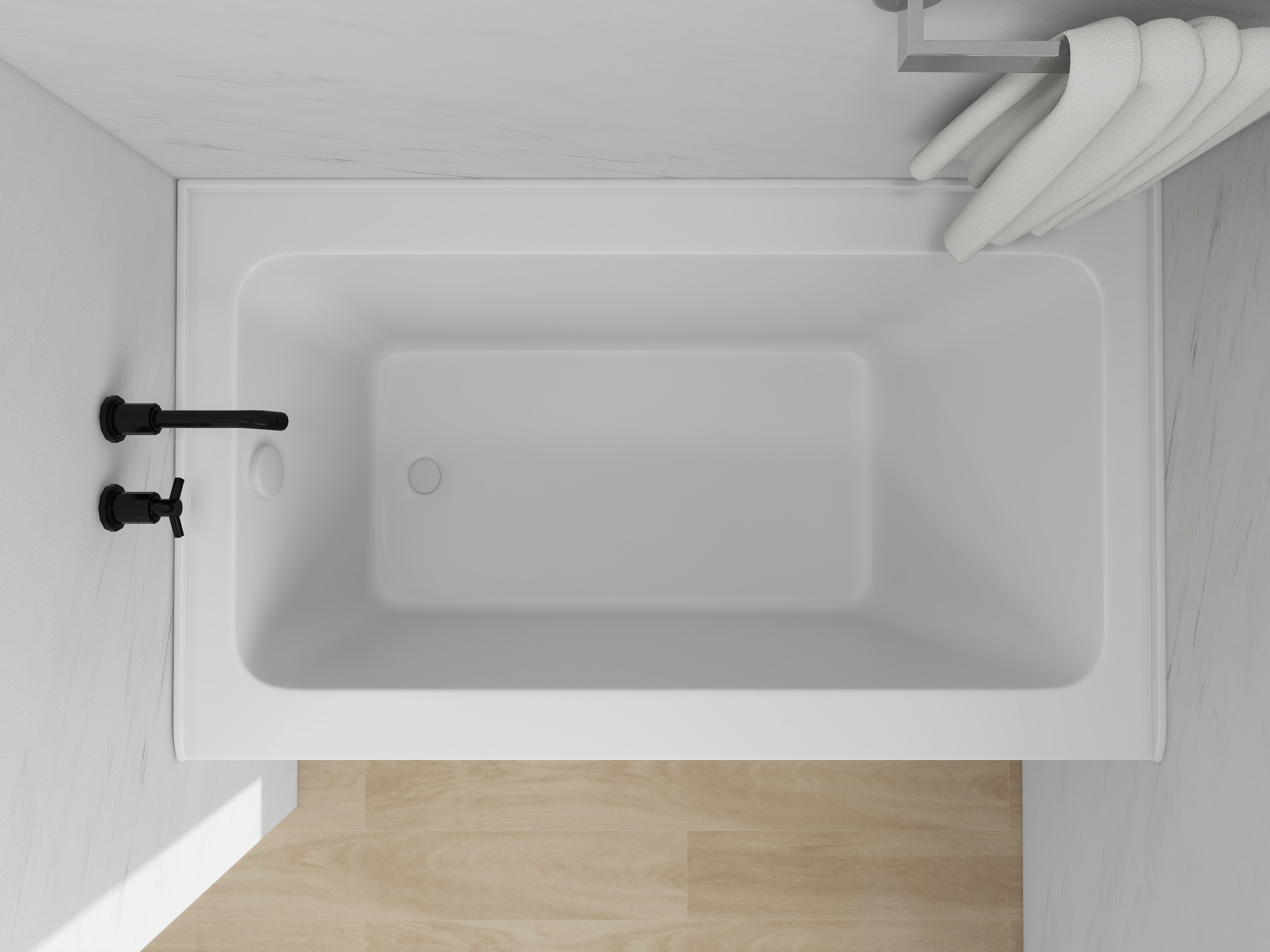 Pure White / Left Drain