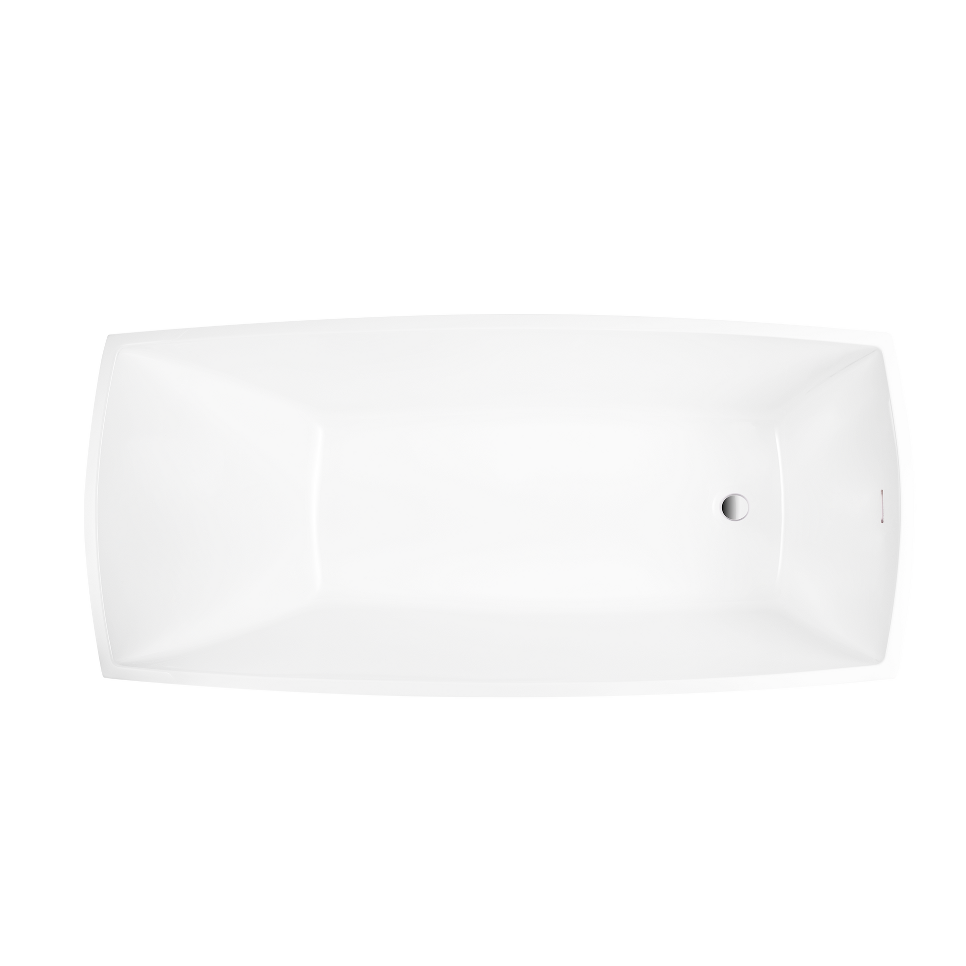 White / Integrated Overflow