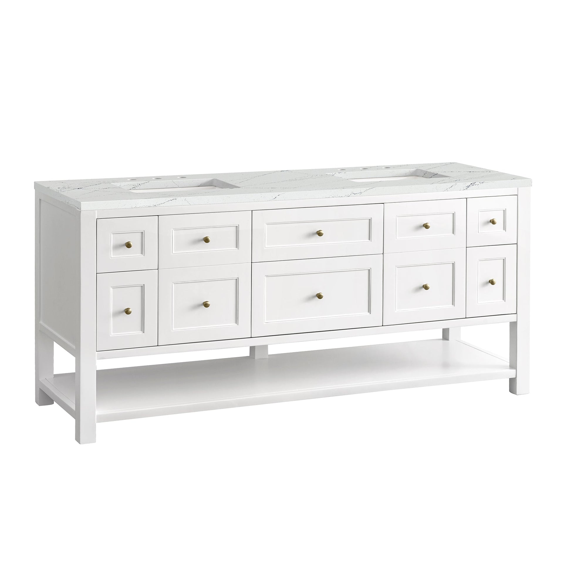 Bright White / Ethereal Noctis - 3 Faucet Holes