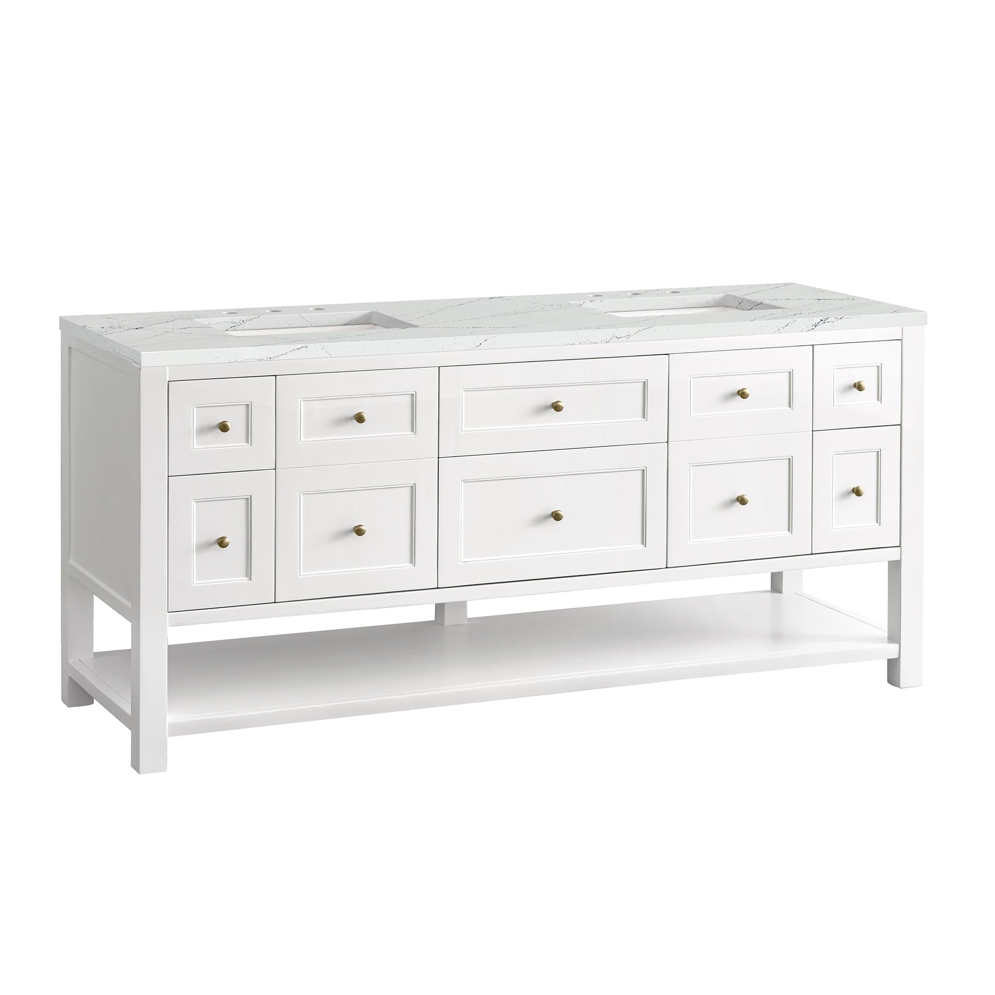 Bright White / Ethereal Noctis - 3 Faucet Holes