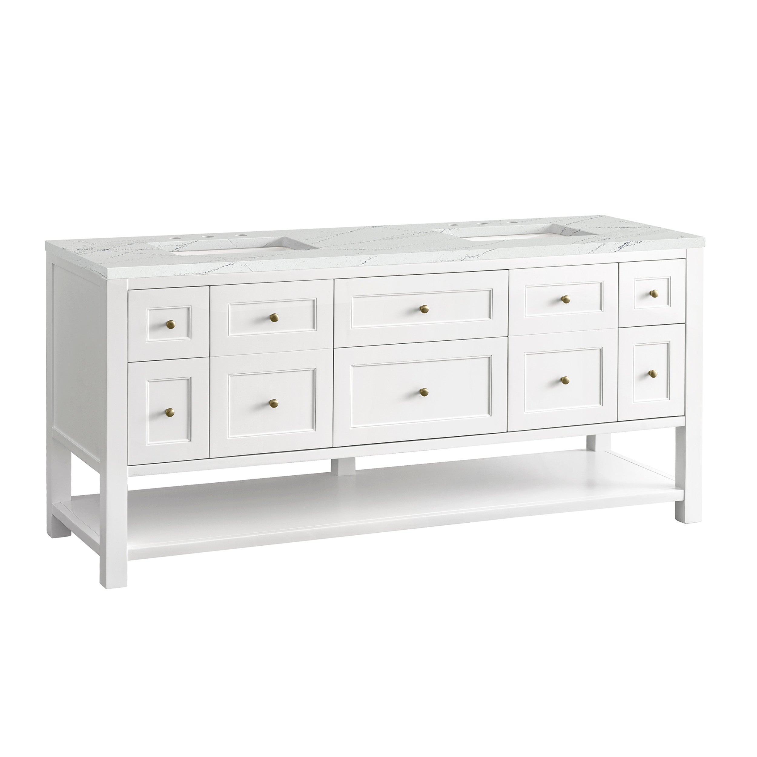 Bright White / Ethereal Noctis - 3 Faucet Holes