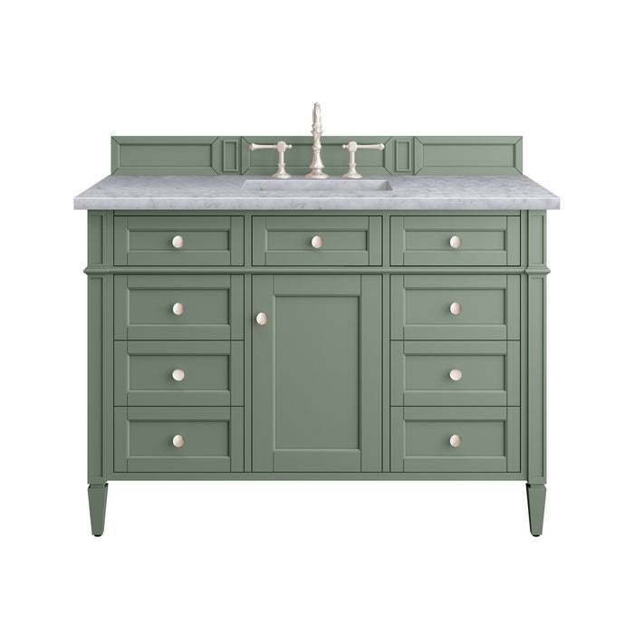 Smokey Celadon / Carrara White - 3 Faucet Holes