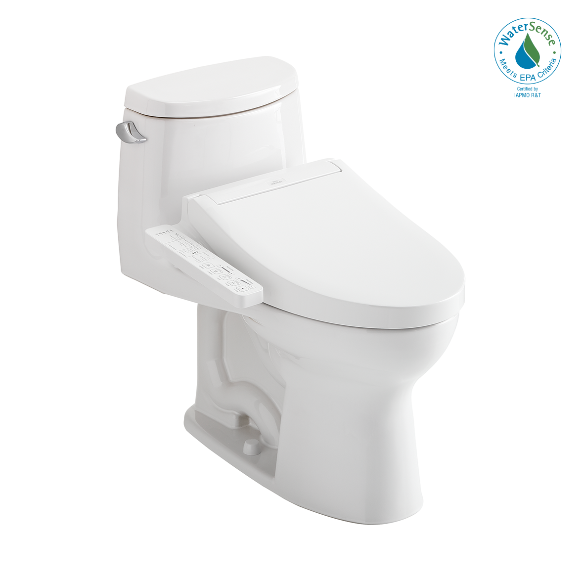 Toto Washlet+ Ultramax II One Piece Elongated 1.28 GPF Toilet and Washlet+ C2 Bidet Seat