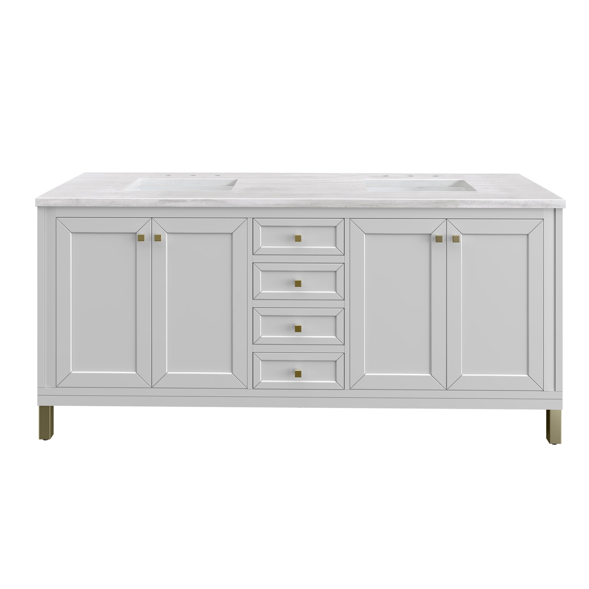 Glossy White / Arctic Fall - 3 Faucet Holes