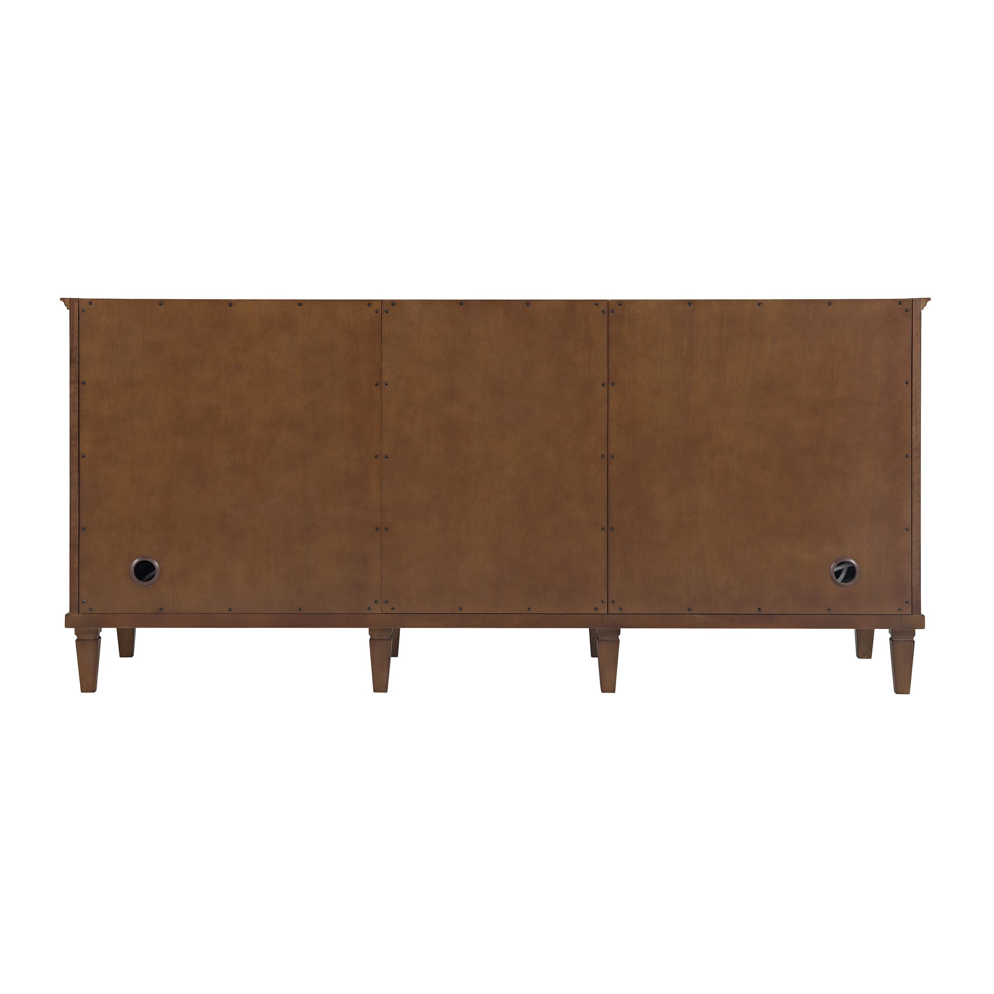 Mid-Century Walnut / Victorian Silver - 3 Faucet Holes