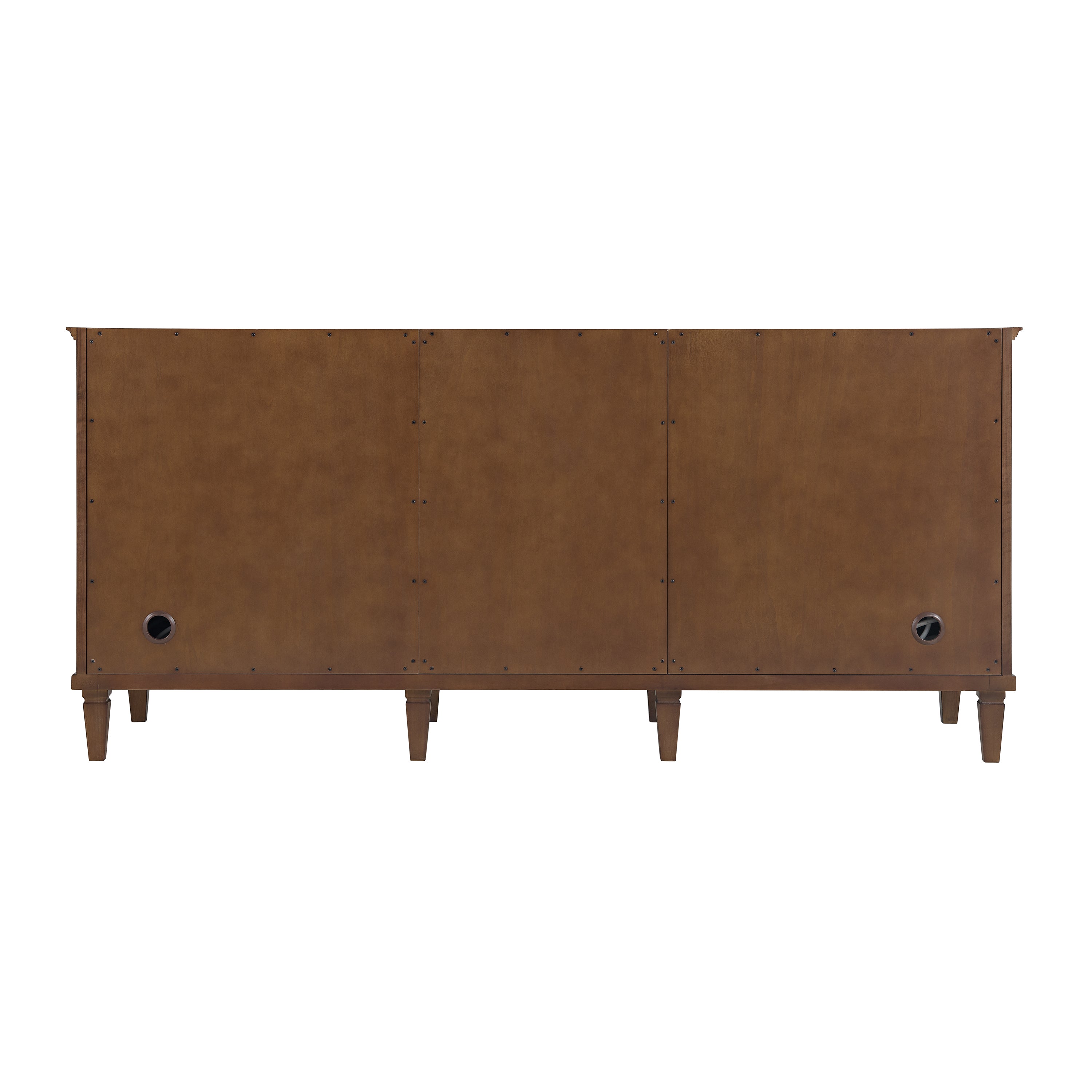 Mid-Century Walnut / Victorian Silver - 3 Faucet Holes
