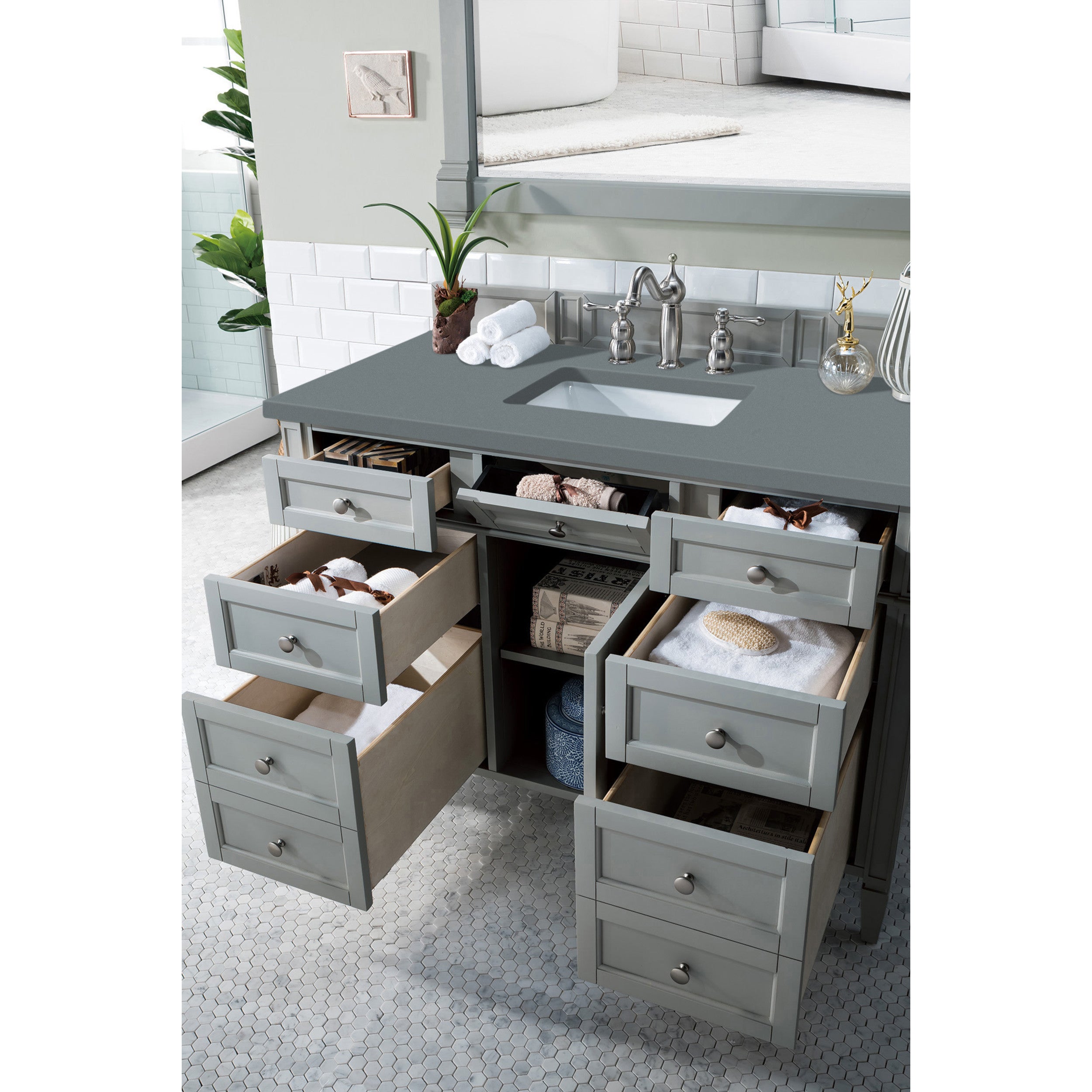 Urban Gray / Cala Blue - 3 Faucet Holes