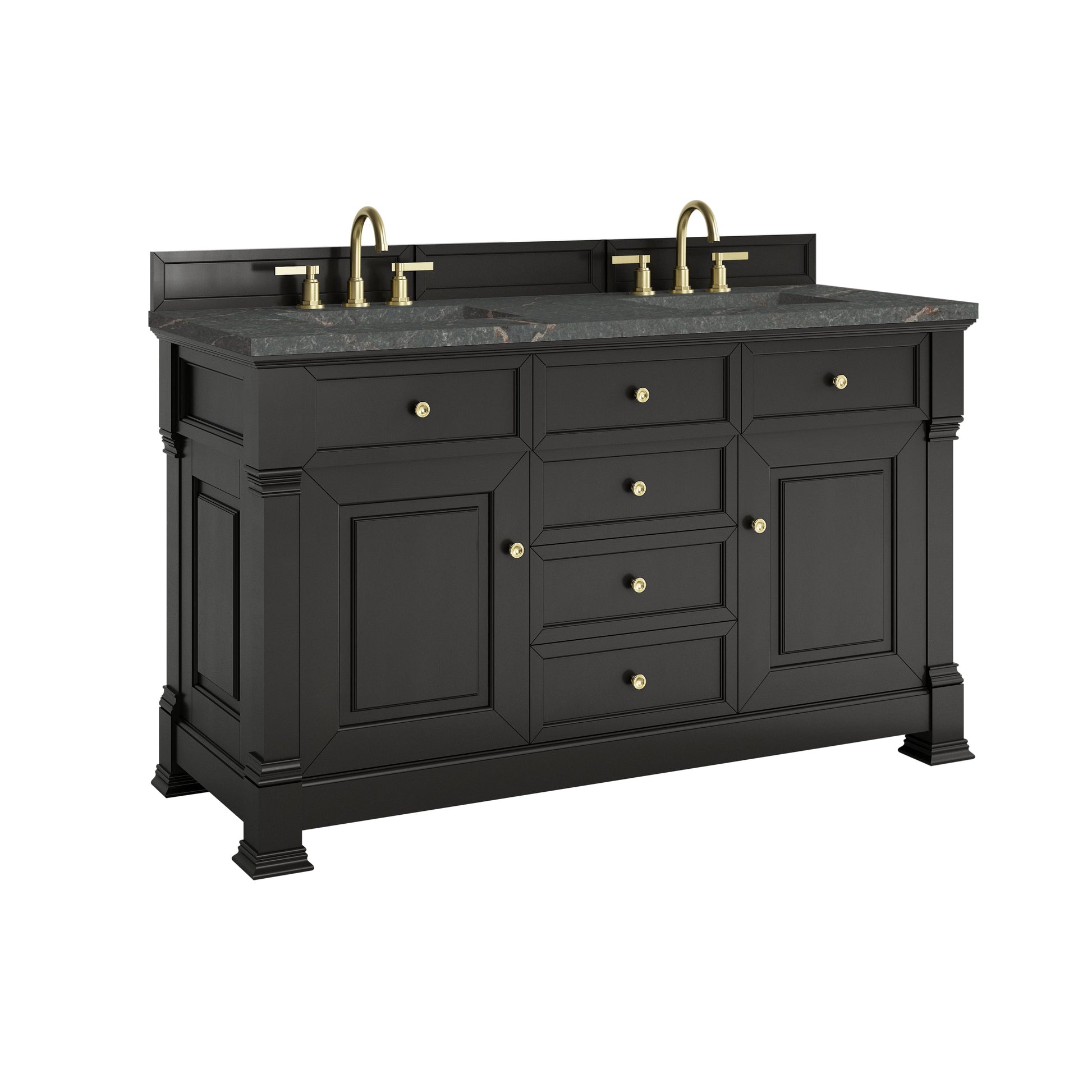 Black Onyx / Parisien Bleu - 3 Faucet Holes