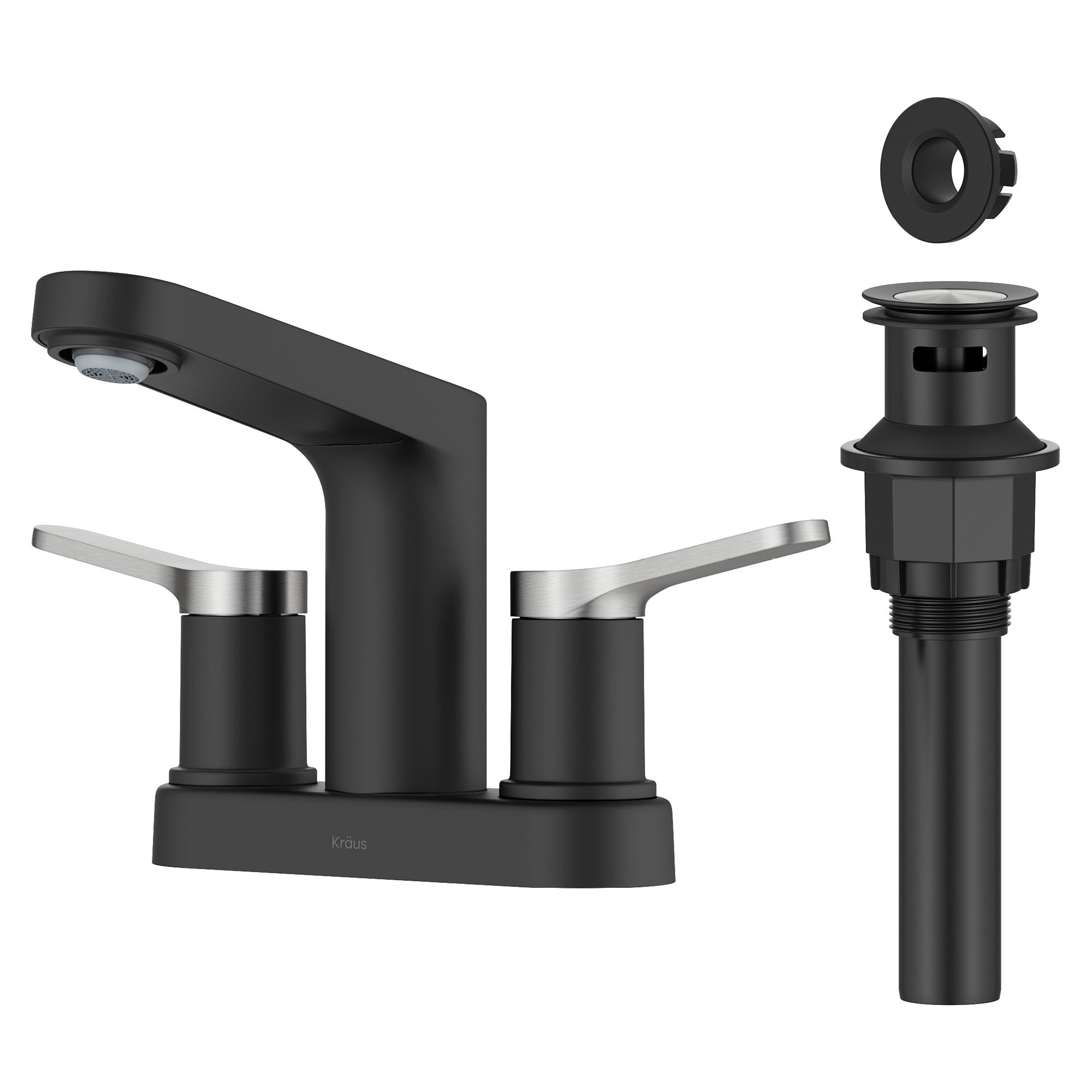 Spot Free Brushed Nickel / Matte Black
