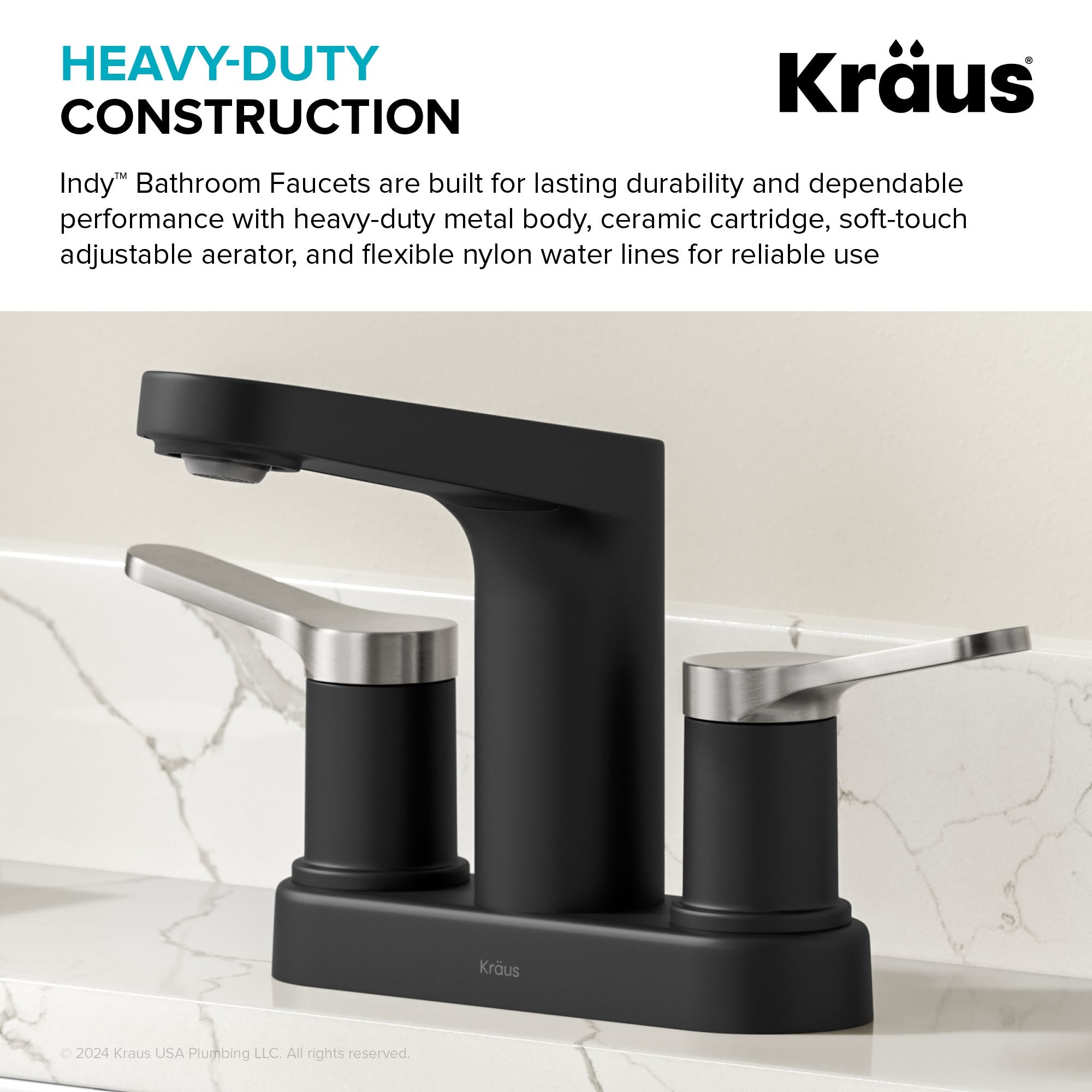 Spot Free Brushed Nickel / Matte Black