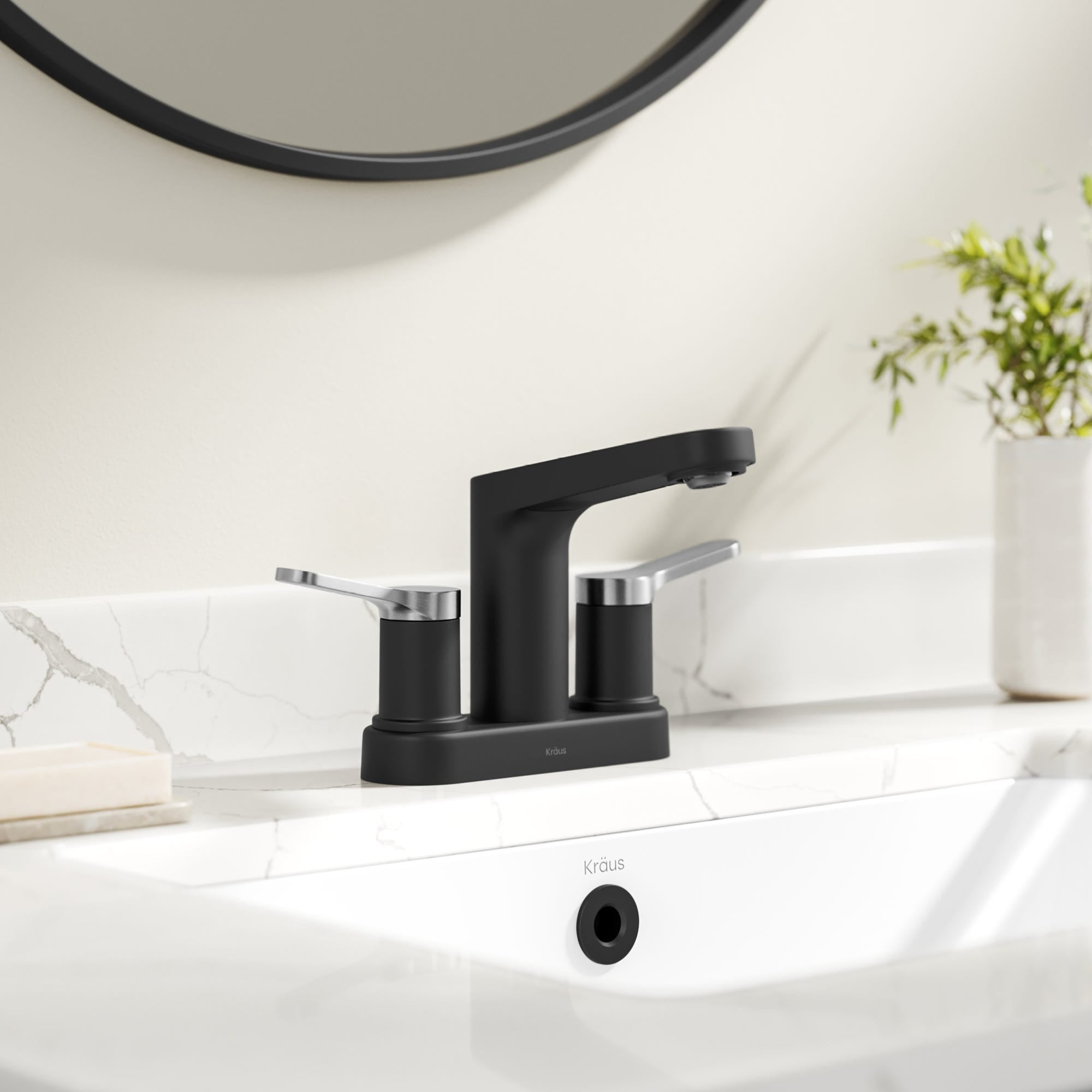 Spot Free Brushed Nickel / Matte Black