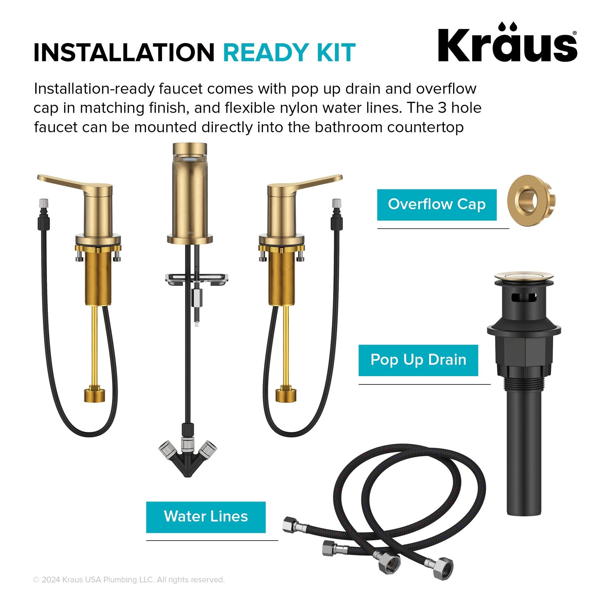 Spot Free Brushed Brass