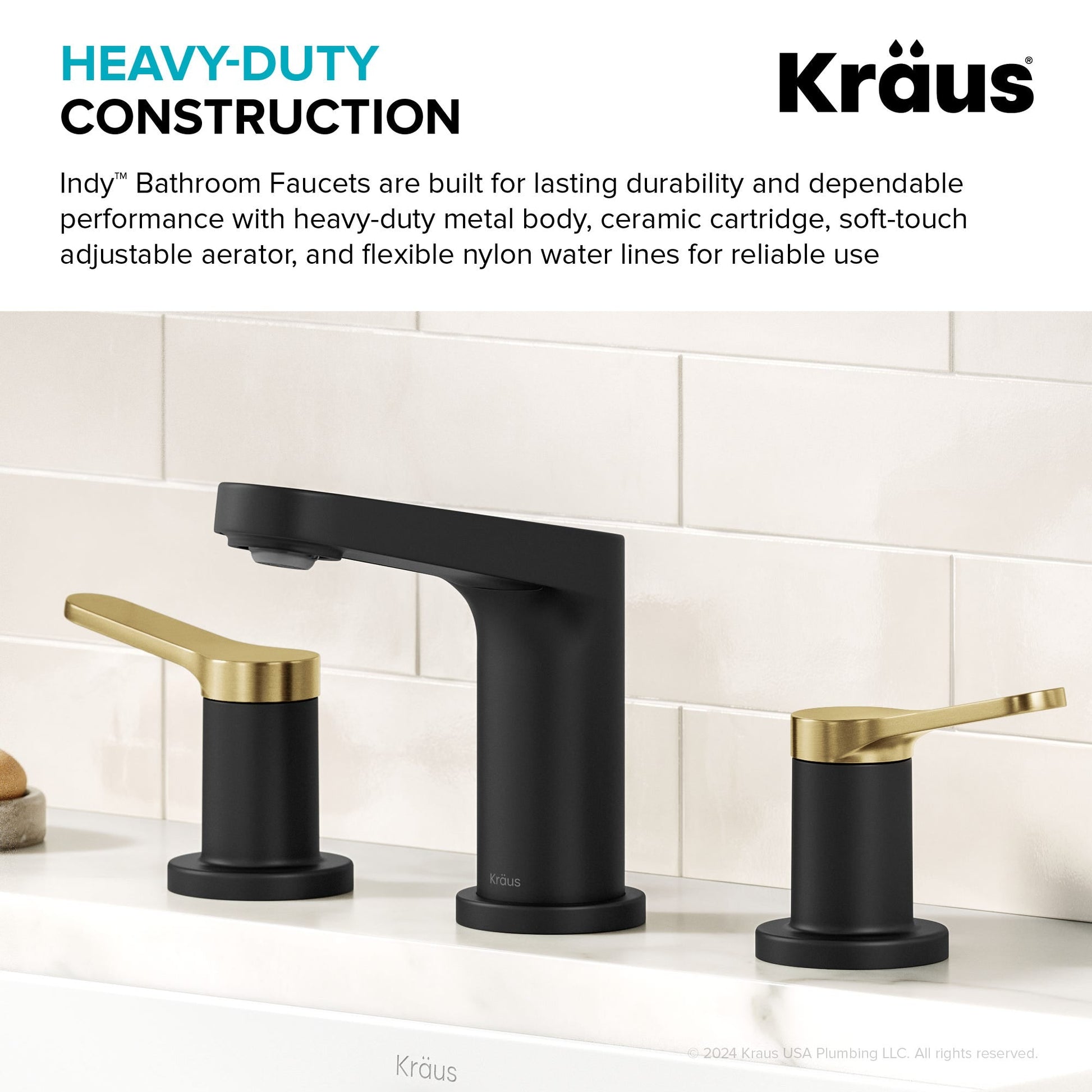 Spot Free Brushed Brass / Matte Black