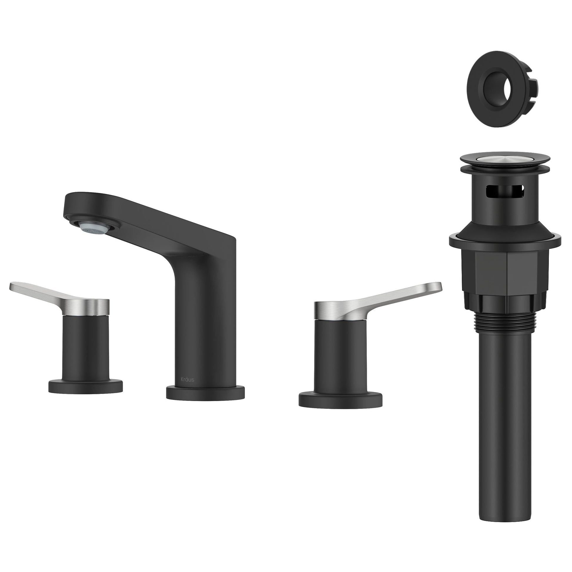 Spot Free Brushed Nickel / Matte Black