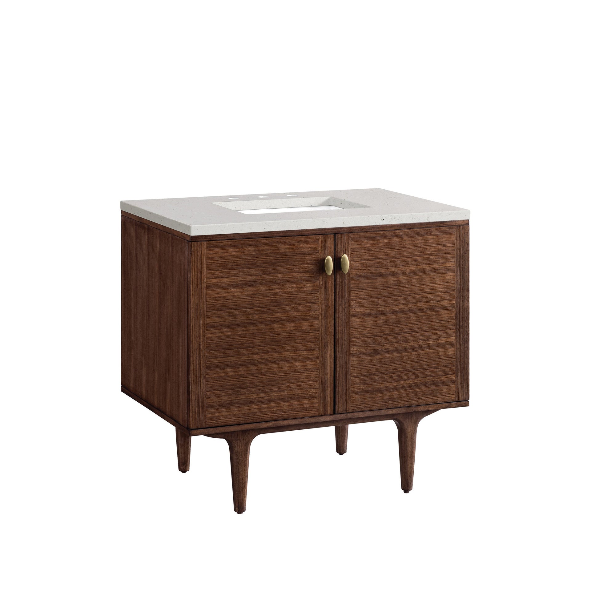 Mid-Century Walnut / Lime Delight - 3 Faucet Holes