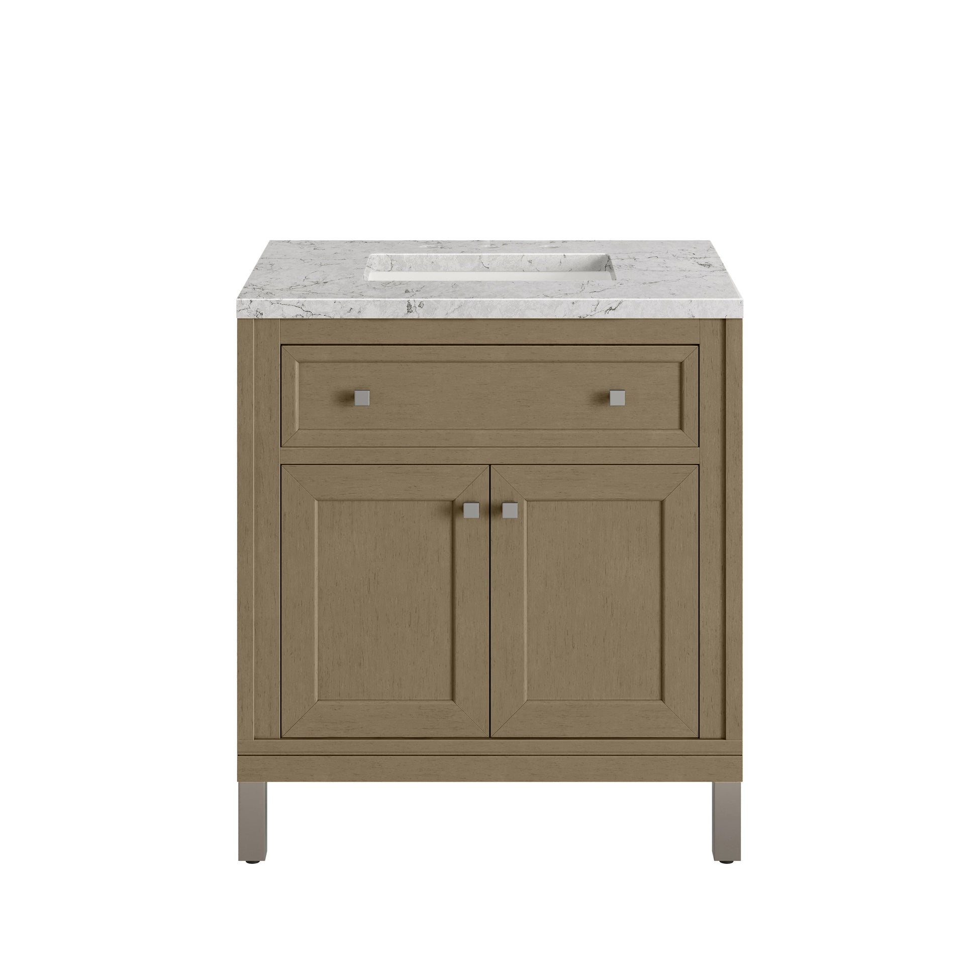 Walnut Whisper / Eternal Jasmine Pearl - 3 Faucet Holes