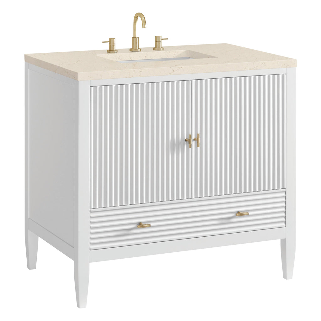 Bright White / Eternal Marfil - 3 Faucet Holes