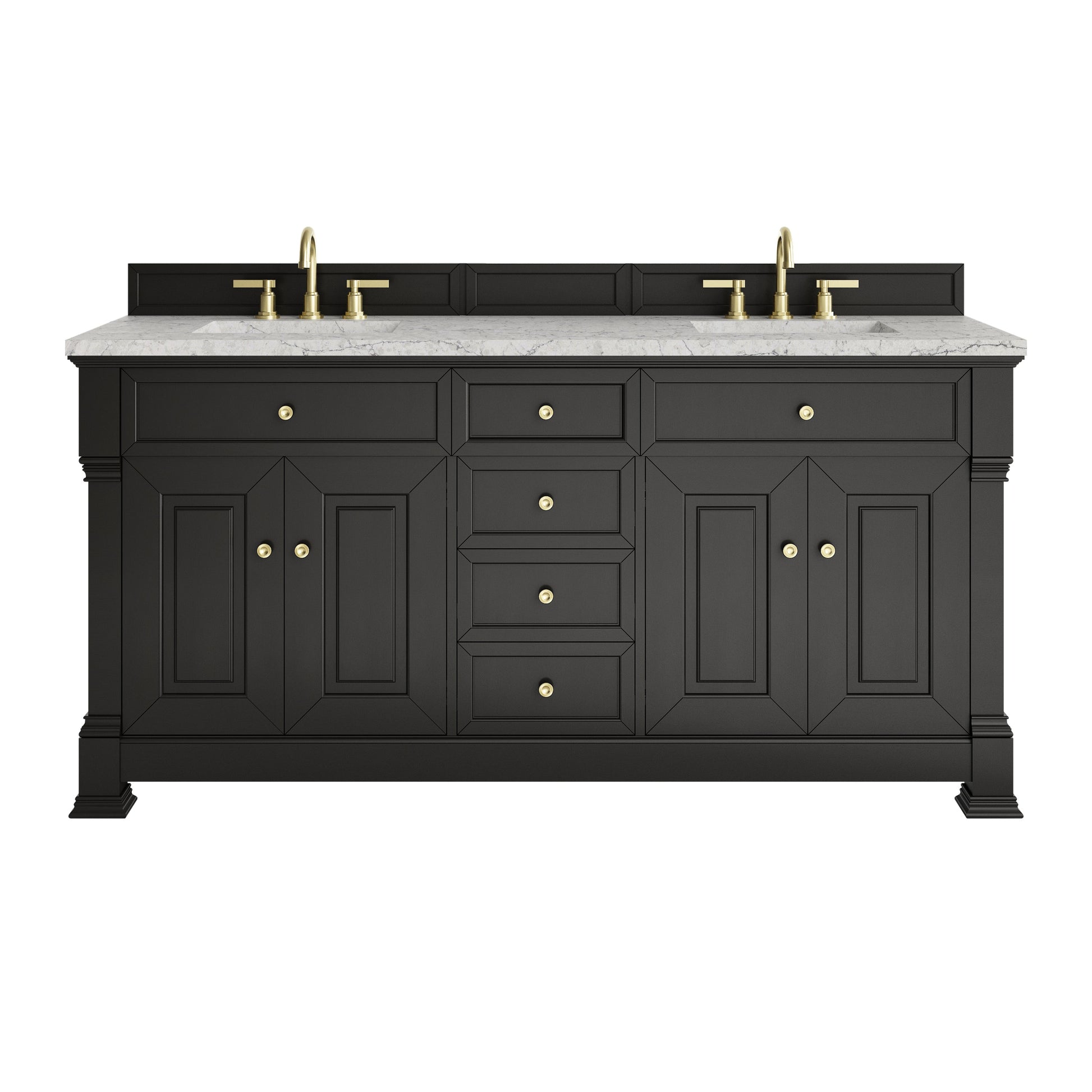 Black Onyx / Eternal Jasmine Pearl - 3 Faucet Holes