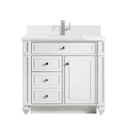 Bright White / White Zeus - 1 Faucet Hole