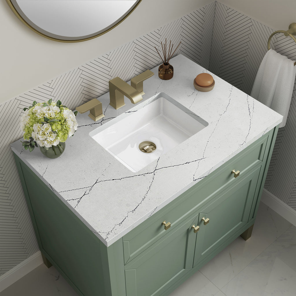Smokey Celadon / Ethereal Noctis - 3 Faucet Holes